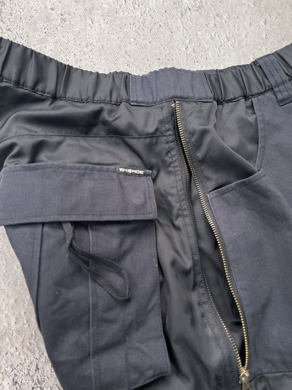 Energie × Junya Watanabe Y2K ENERGIE GOLD BAGGY NYLON JUNYAWATANABE STYLE PANTS Size US 33 - 11 Thumbnail