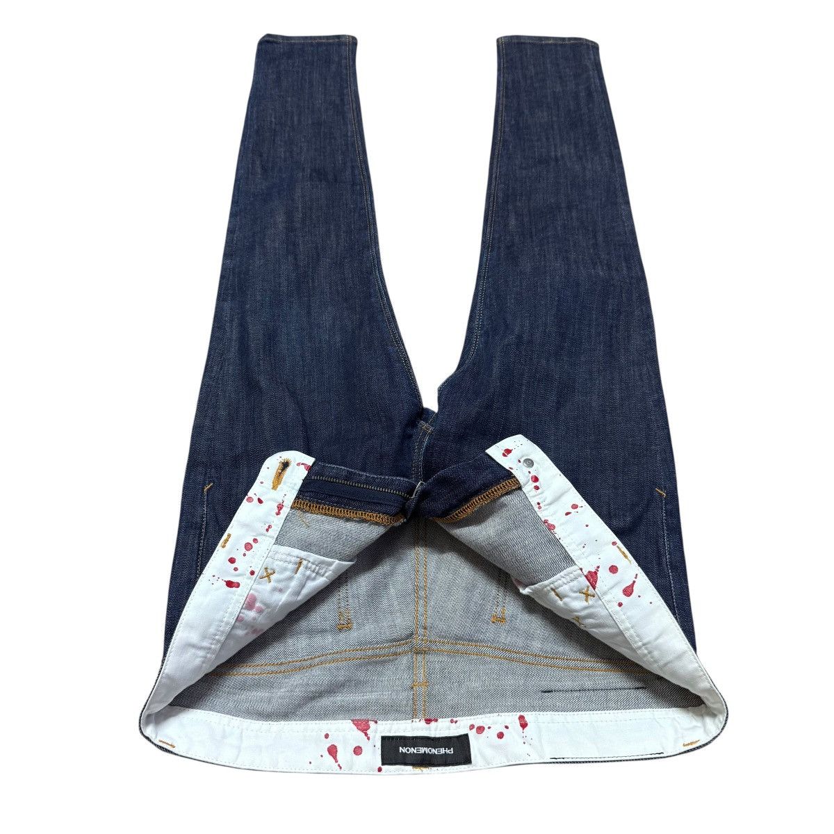 PHENOMENON AW2010 Phenomenon Cropped Denim Jeans Size US 32 / EU 48 - 2 Thumbnail