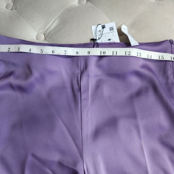 Zara Zara set blazer satin effect flare pants lilac BNWT Size M / US 6-8 / IT 42-44 - 7 Thumbnail