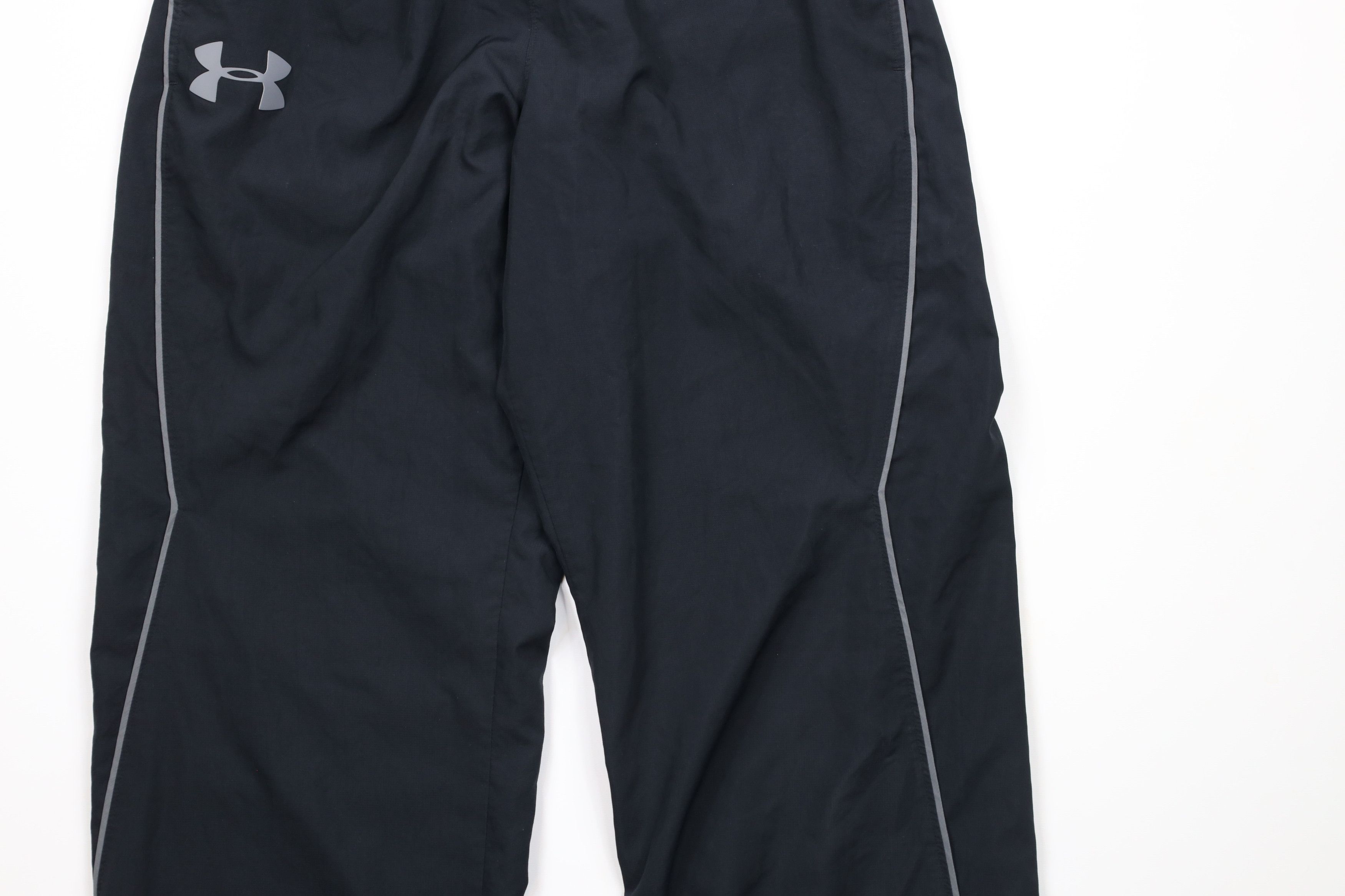 Under Armour × Vintage Under Armour Out Lined Wide Leg Training Gym Pants Black Size US 36 / EU 52 - 3 Thumbnail