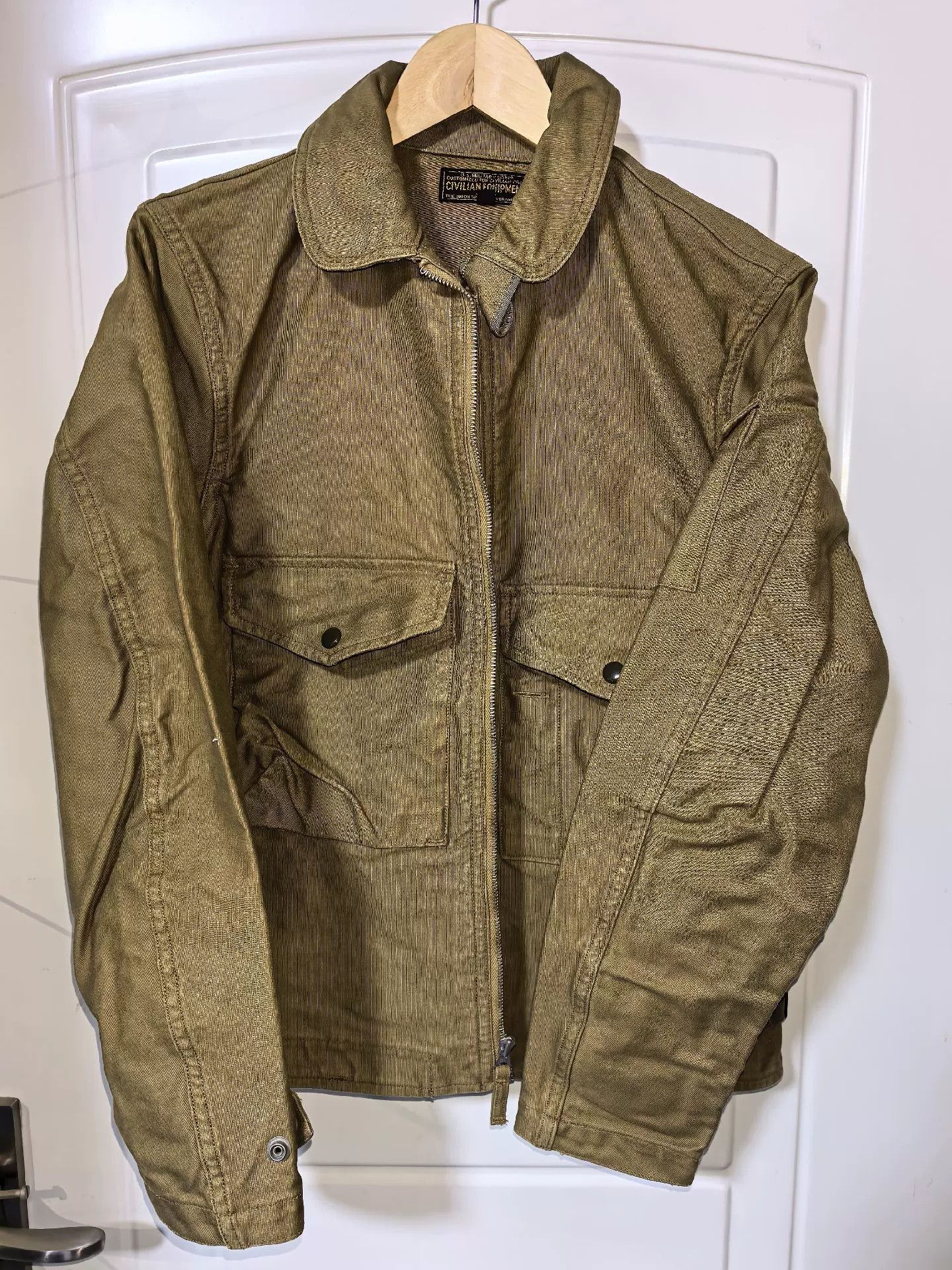 Freewheelers Freewheelers Aviators' Jacket Khaki Beige Size US S / EU 44-46 / 1 - 1 Thumbnail
