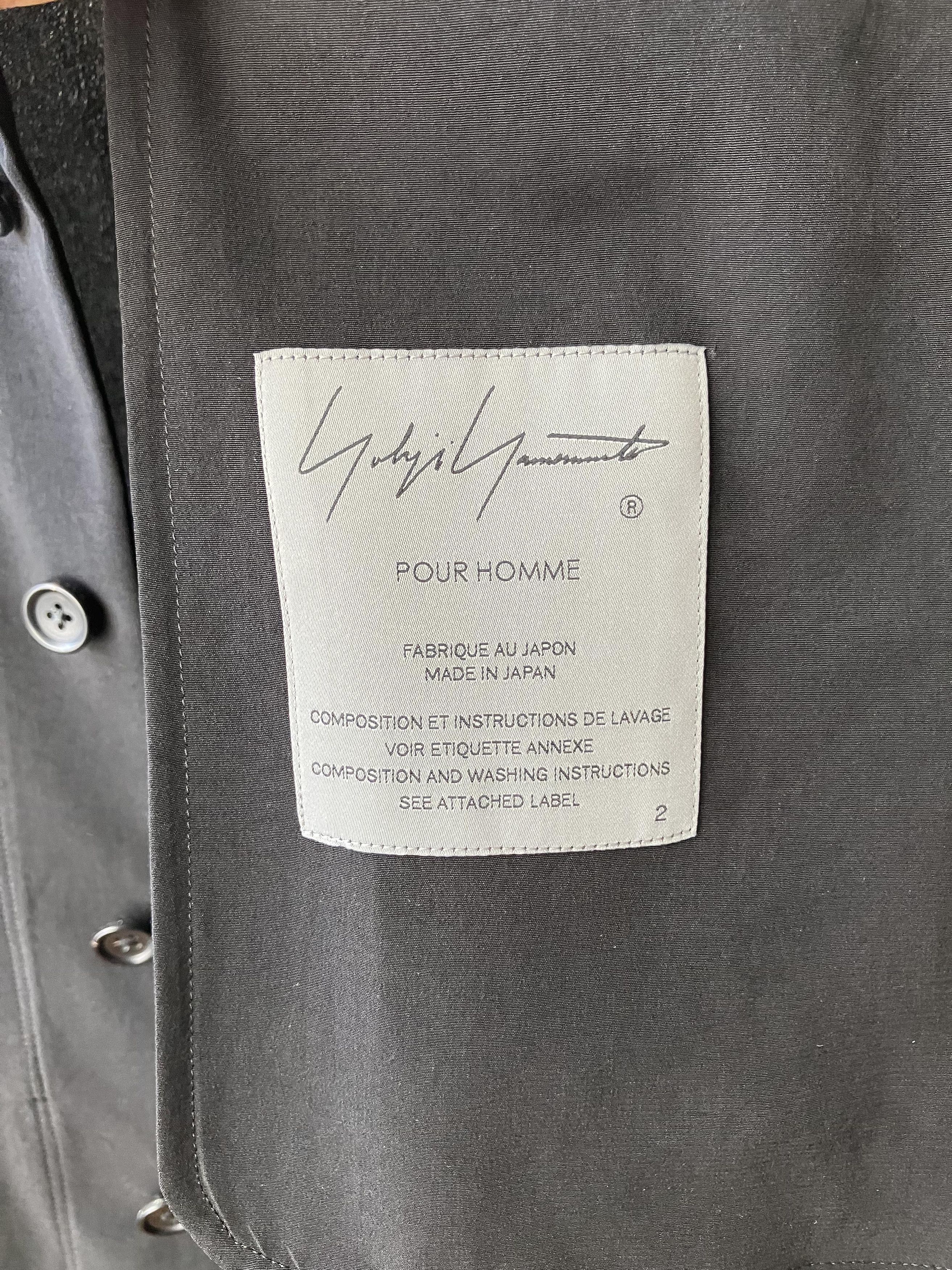Yohji Yamamoto Yohji Yamamoto Pour Homme Tuxedo Shirt Jacket Size US M / EU 48-50 / 2 - 6 Thumbnail