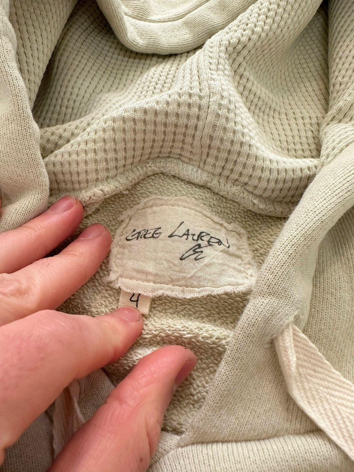 Greg Lauren Sz4 Mint Fragment Hoodie Size US XL / EU 56 / 4 - 3 Thumbnail
