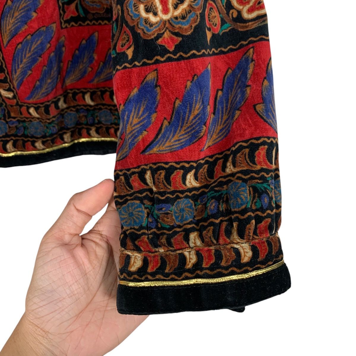 Japanese Brand SAXTON HALL Japan Bohemian Oriental Style Jacket #1820-C22 Size M / US 6-8 / IT 42-44 - 13 Thumbnail