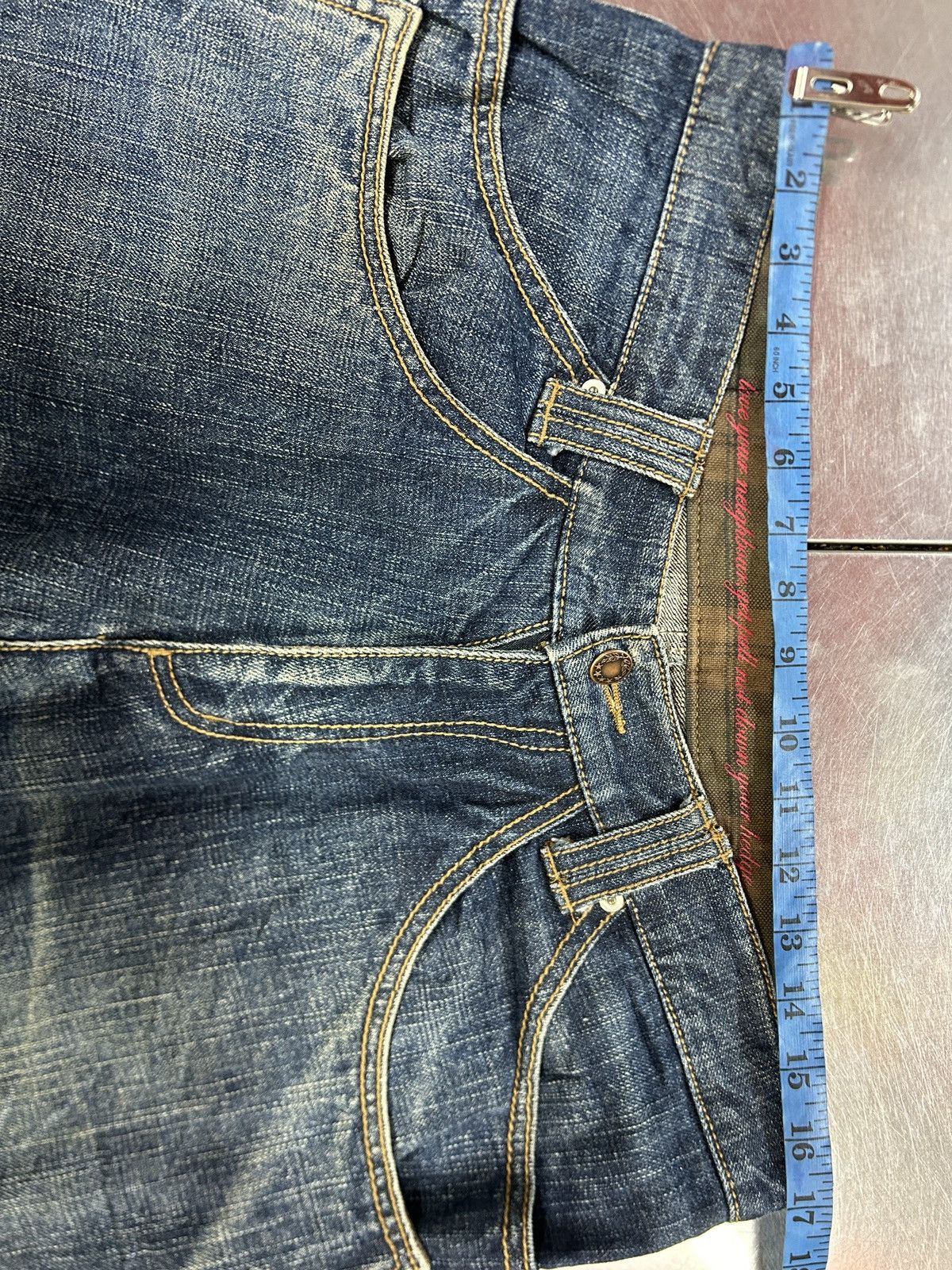 If Six Was Nine × Japanese Brand × Le Grande Bleu (L.G.B.) Vintage Japanese Brand Baggy Selvedge y2k Jeans Size US 34 / EU 50 - 11 Thumbnail