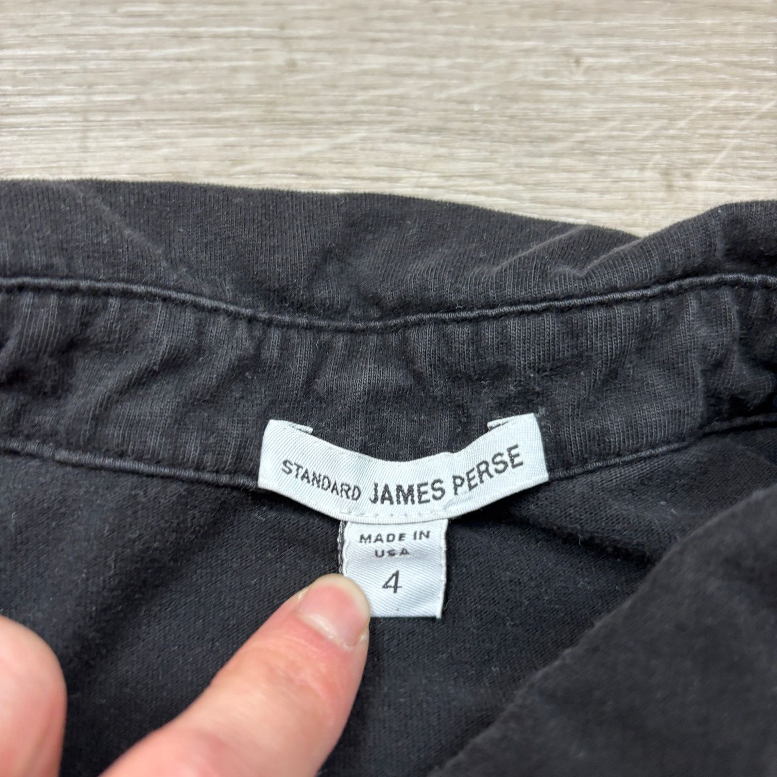 James Perse Standard James Perse Supima Polo Shirt Men's 4/XL Minimalist Size US XL / EU 56 / 4 - 4 Thumbnail