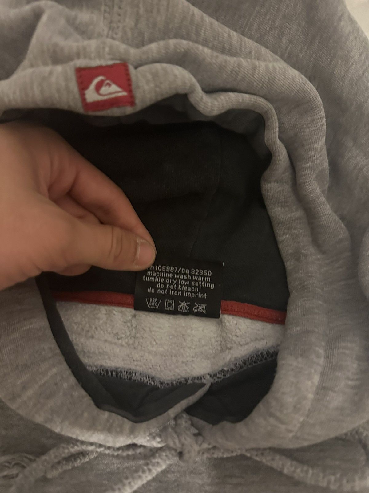 Quiksilver 🔥VINTAGE DISTRESSED QUIKSILVER SURF BAGGY HOODIE🔥 Size US M / EU 48-50 / 2 - 17 Thumbnail
