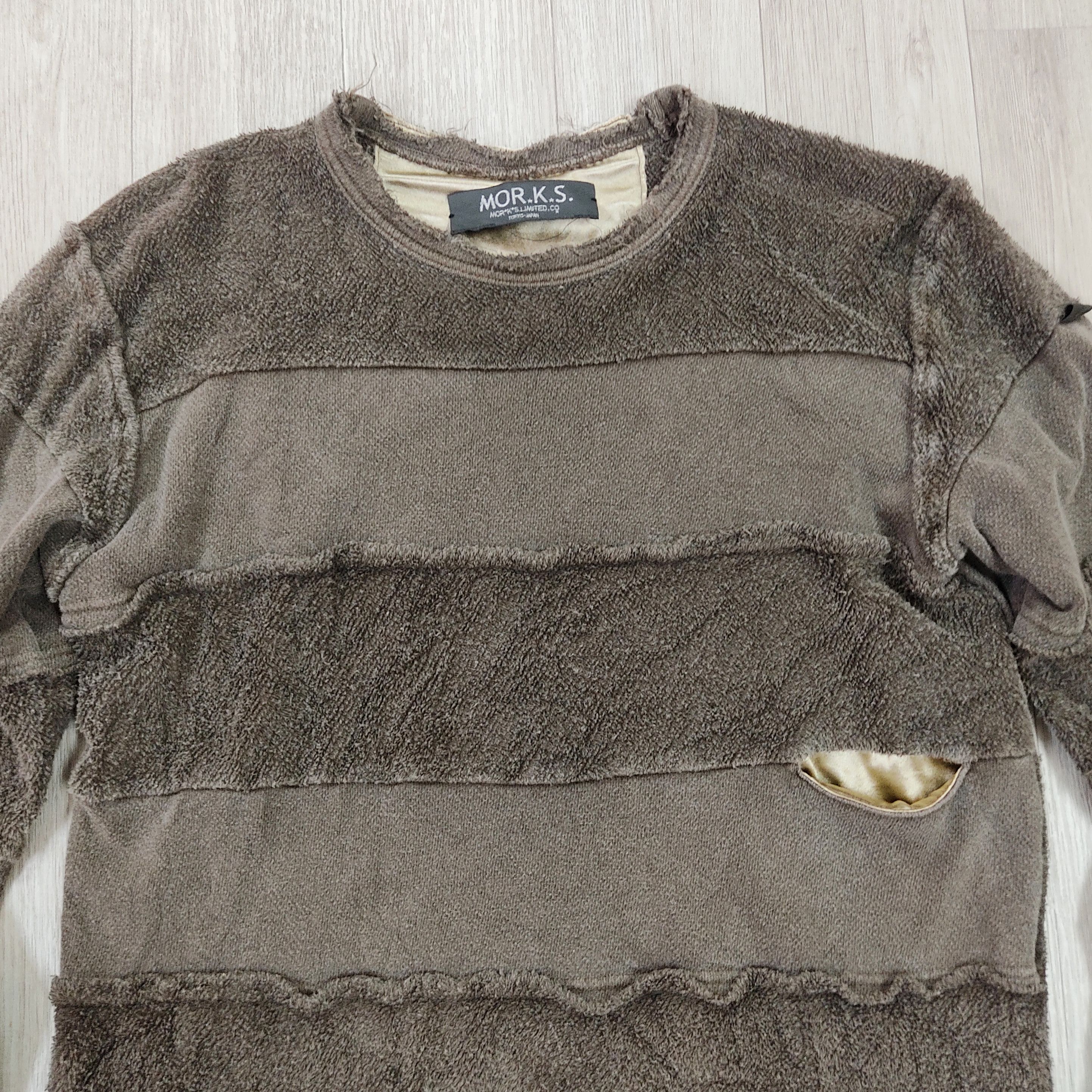 FranCisT MOR.K.S FranCist MOR.K.S. Terry Cloth Patchwork Sweatshirt Size US M / EU 48-50 / 2 - 5 Thumbnail