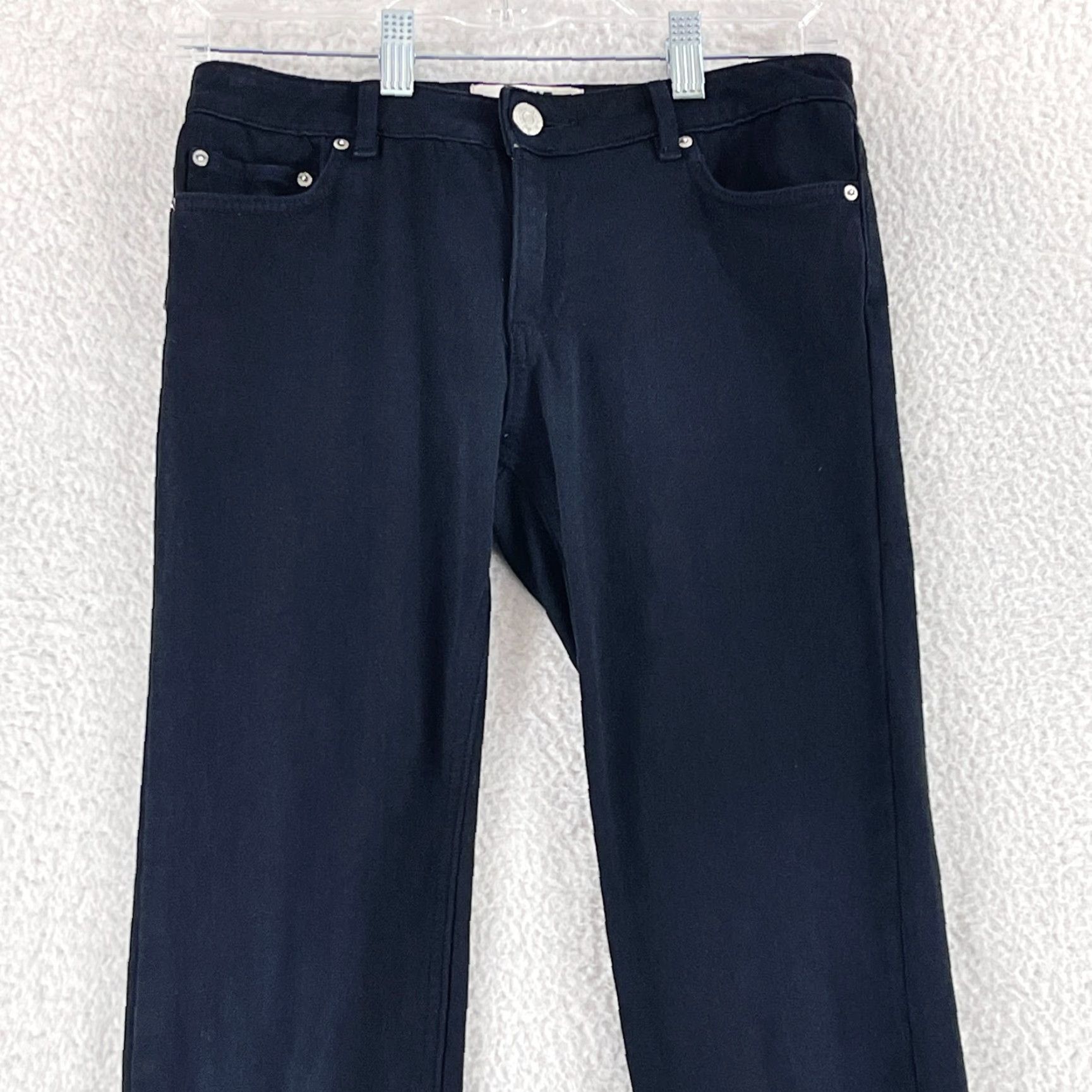 Acne Studios Acne Studios Black Skin 5 Skinny Jeans Womens Mid-Rise 26x32 Denim Jeans Slim Black Pocket 5-Pocket Design City Hippie 90s Womens Size 26" / US 2 / IT 38 - 2 Thumbnail