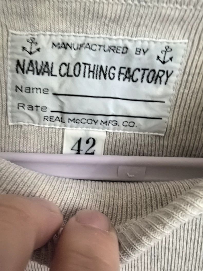The Real McCoy's The Real McCoys N1 WWII Navy Sweater, Underwear Size US XL / EU 56 / 4 - 6 Thumbnail