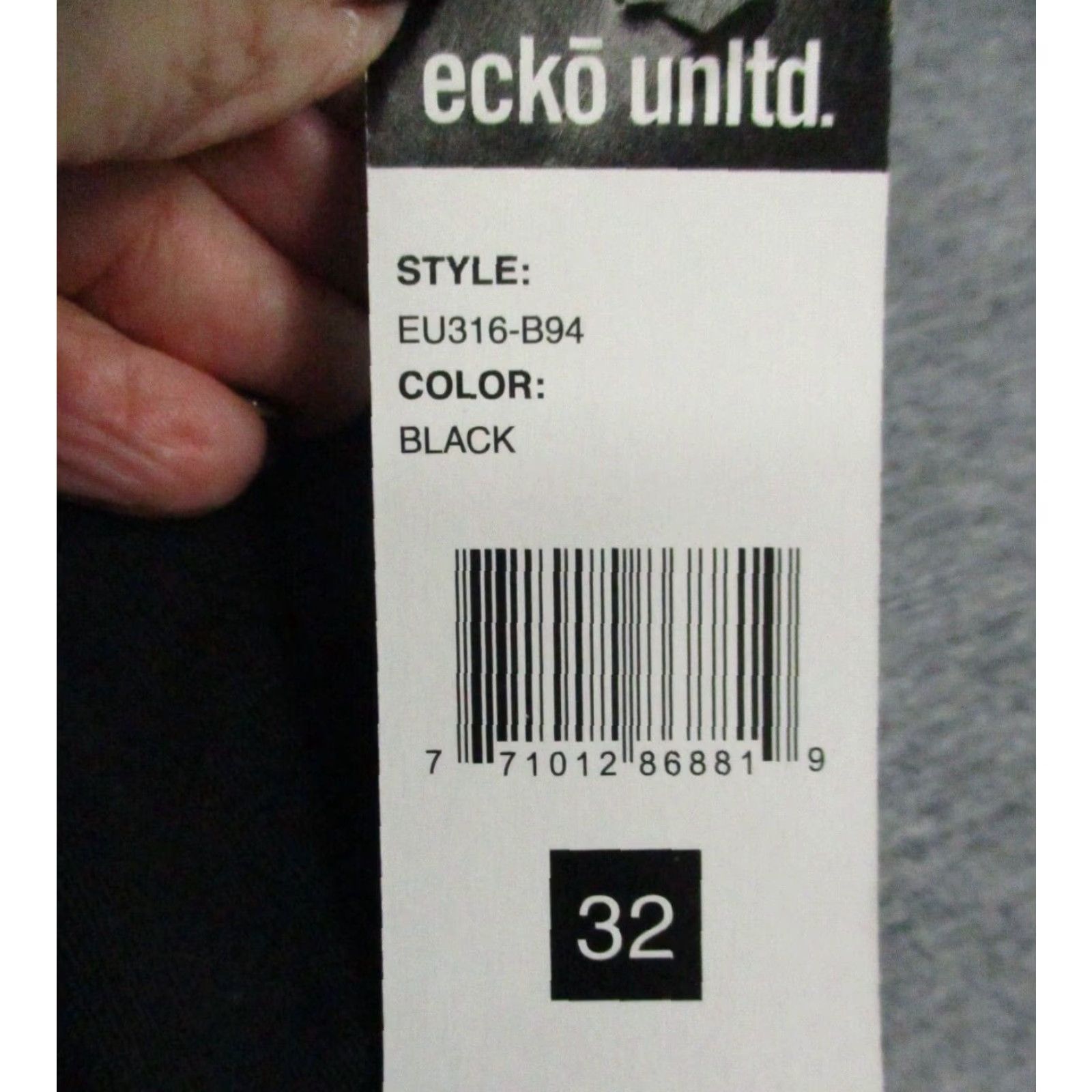 Vintage VINTAGE Cargo Pants 32 Men Black 90s Hip Hop Cargo Style Ecko Untld Regular Fit Straight Pockets Ankle NWT Streetwear (Adult Mens) Size US 32 / EU 48 - 3 Thumbnail