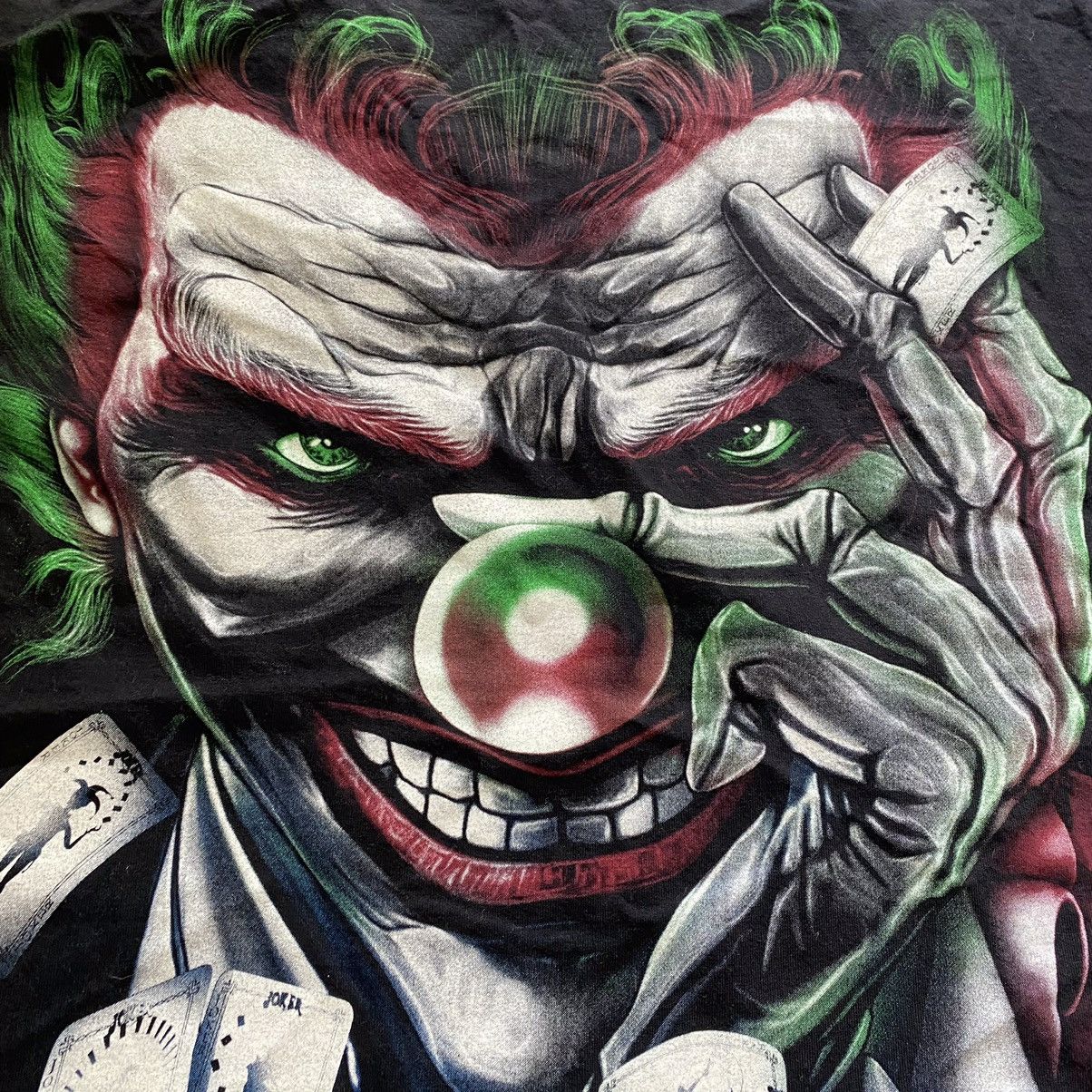 Japanese Brand Vintage T-shirt joker 3d print oversize fit Size US L / EU 52-54 / 3 - 13 Thumbnail