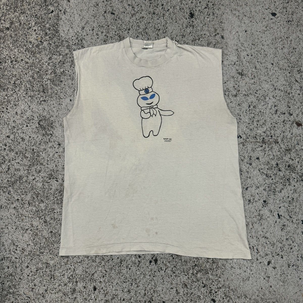 Vintage 90s Doughboy Thrashed Mobtown Chicago Shirt ERD Grunge Size US XL / EU 56 / 4 - 3 Thumbnail