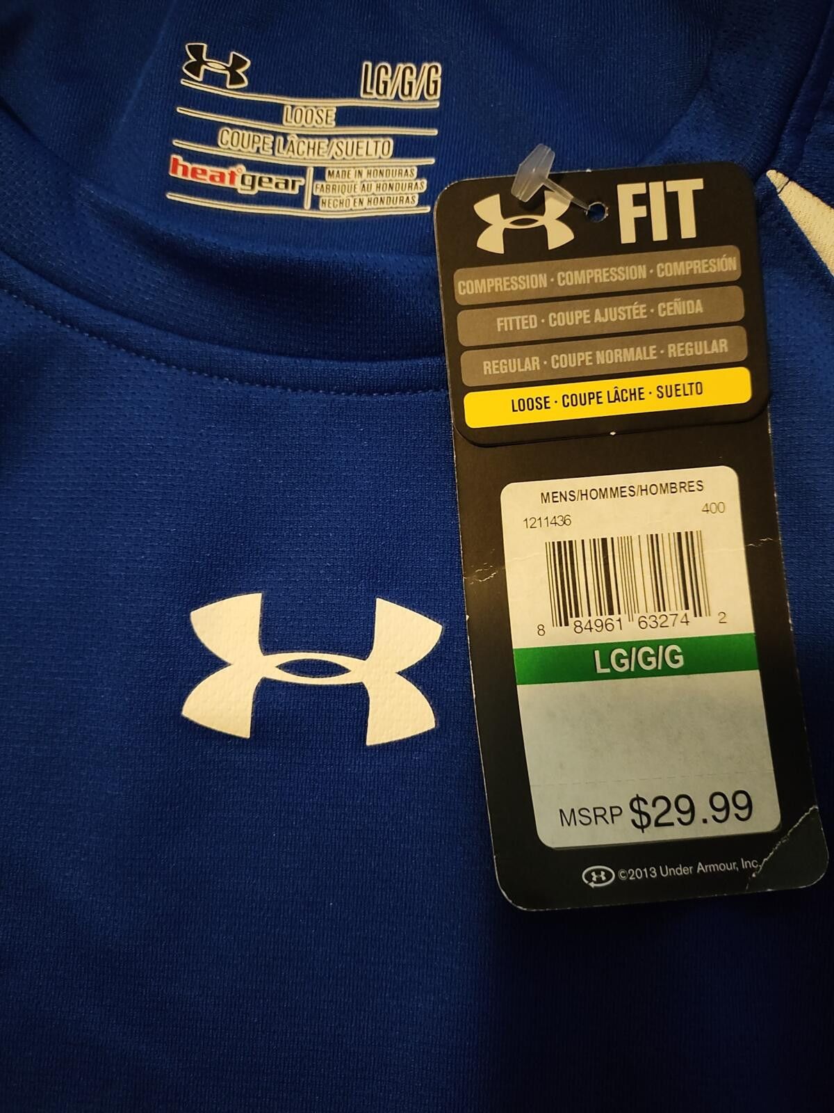Under Armour Under Armour HeatGear Loose Fit Short Sleeve Top - Size L - Size US L / EU 52-54 / 3 - 6 Thumbnail