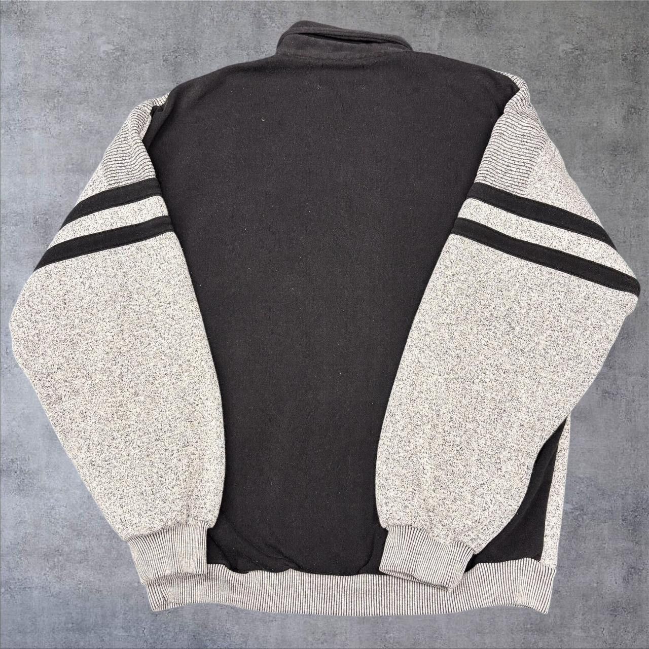 Vintage Vintage Collared Grey Sweatshirt Size US XL / EU 56 / 4 - 2 Thumbnail