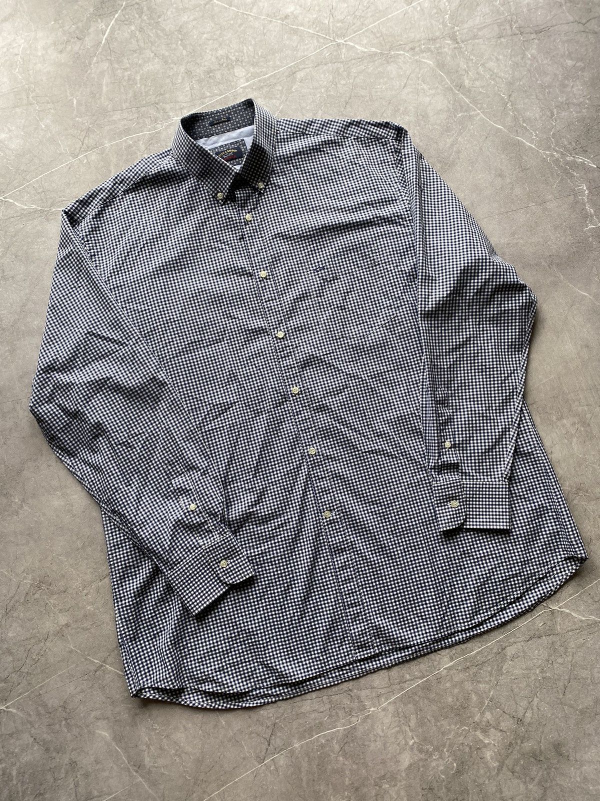 Paul & Shark Paul & Shark Yachting Geometric Shirt Button Made in Italy Size US XXL / EU 58 / 5 - 1 Thumbnail
