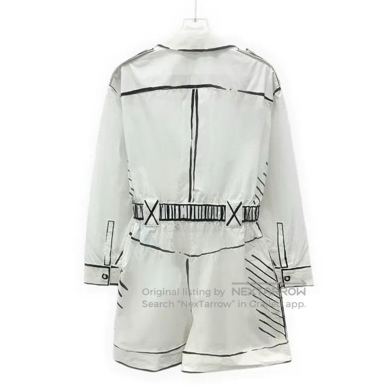 Fendi Fendi California Sky Sequence White Cartoon Print Cotton R Size 42" / US 20 - 2 Thumbnail