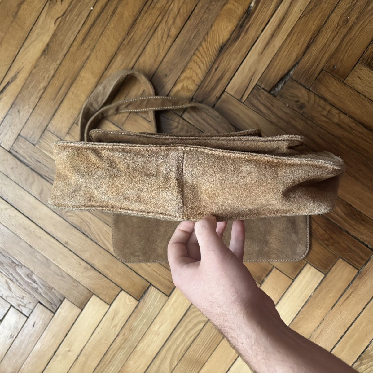 If Six Was Nine × Le Grande Bleu (L.G.B.) Vintage Y2K Animal Bag Suede Size ONE SIZE - 8 Thumbnail