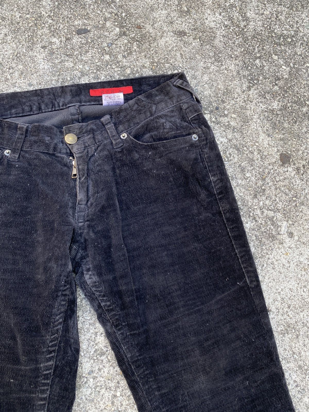 Japanese Brand R.P.B Due Corduroy Low Rise Flare Pant Size US 28 / EU 44 - 9 Thumbnail