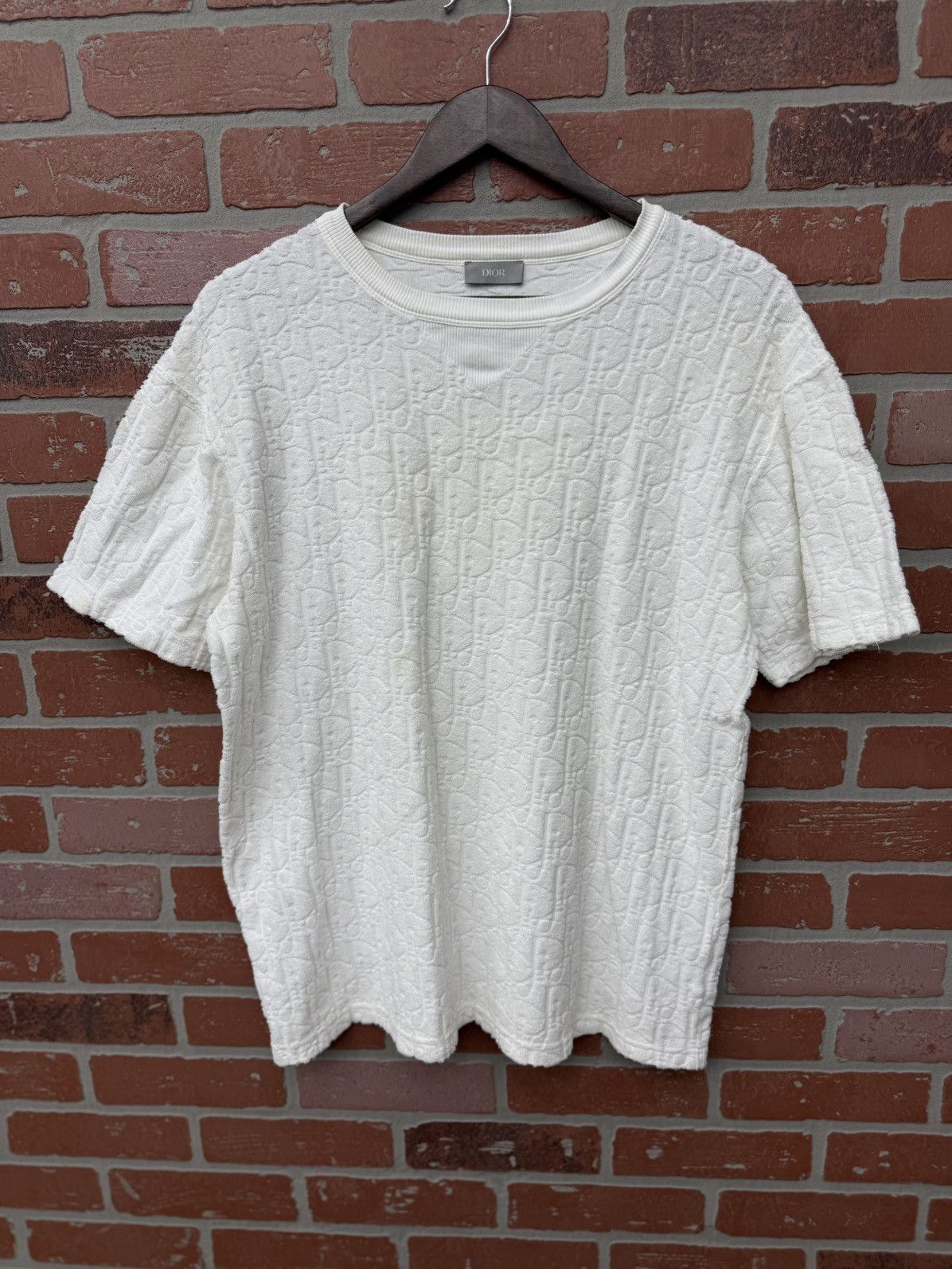 Dior Dior Oblique White Exlusive Color Tee Shirt Size Small Size US S / EU 44-46 / 1 - 4 Thumbnail