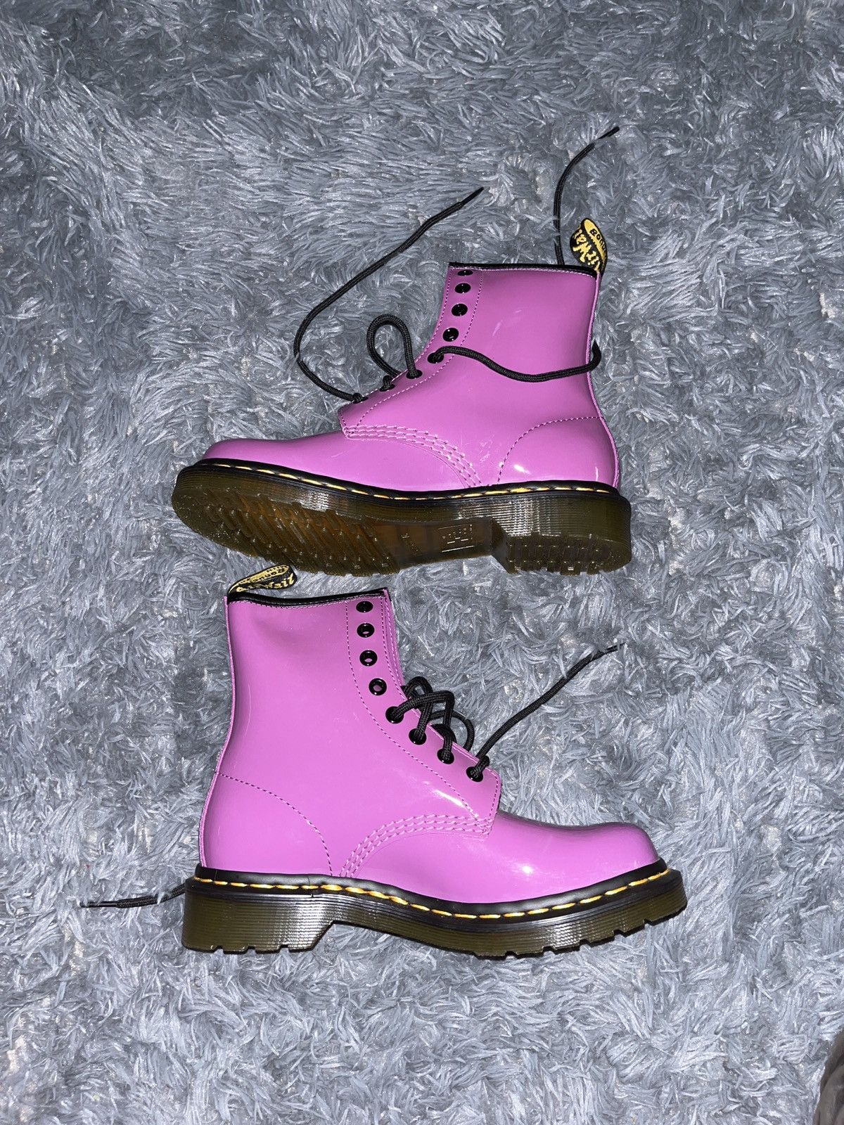 image of Dr Martens Women Dr.marten Boots Size 7 in Violet