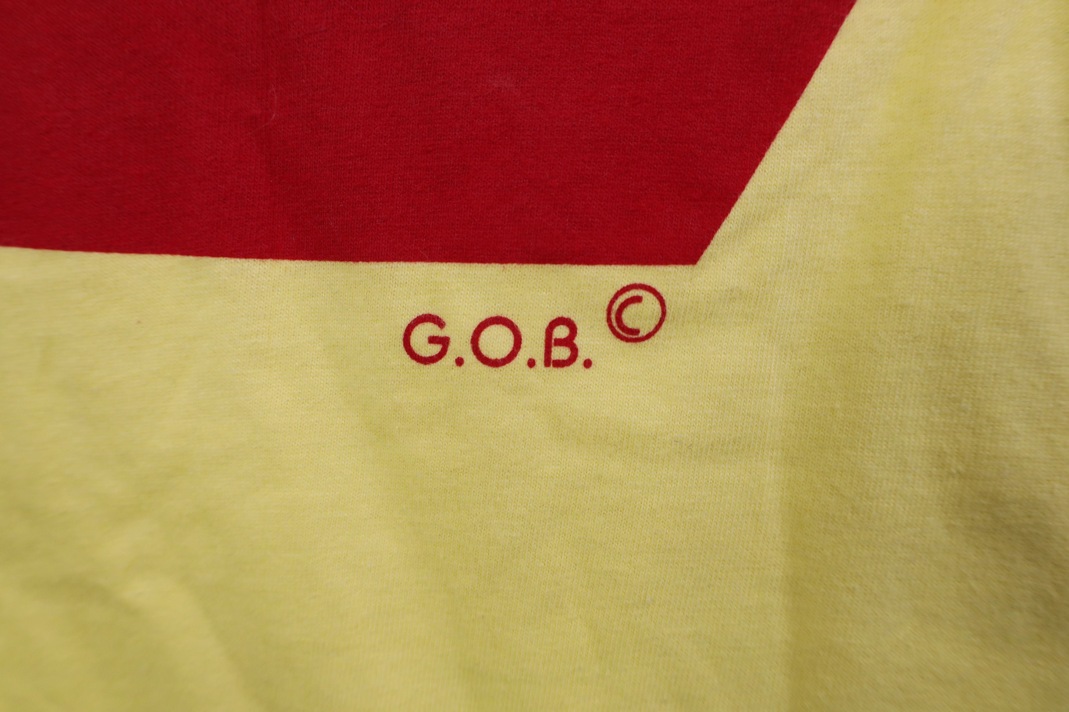 Vintage Vintage 80s 90s Streetwear Vehicle Sign T-Shirt Yellow USA Size US L / EU 52-54 / 3 - 5 Thumbnail