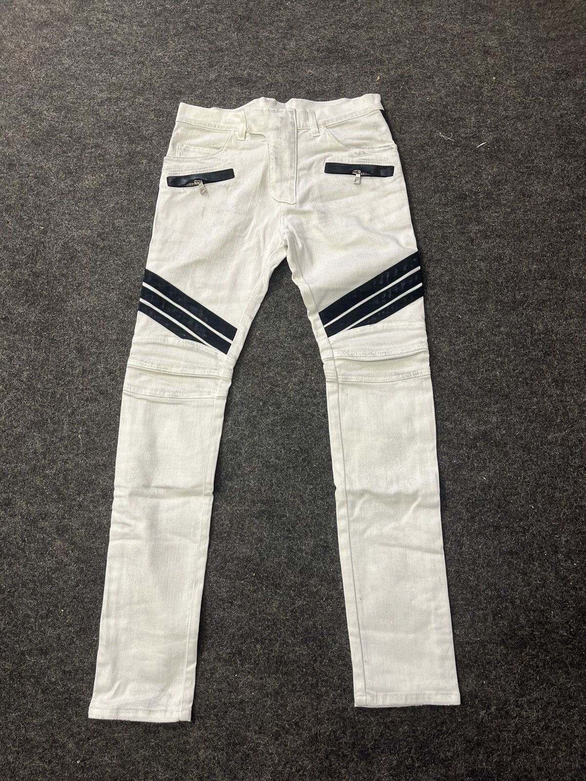 Balmain Balmain SS15 Runway Biker Jeans | Grailed