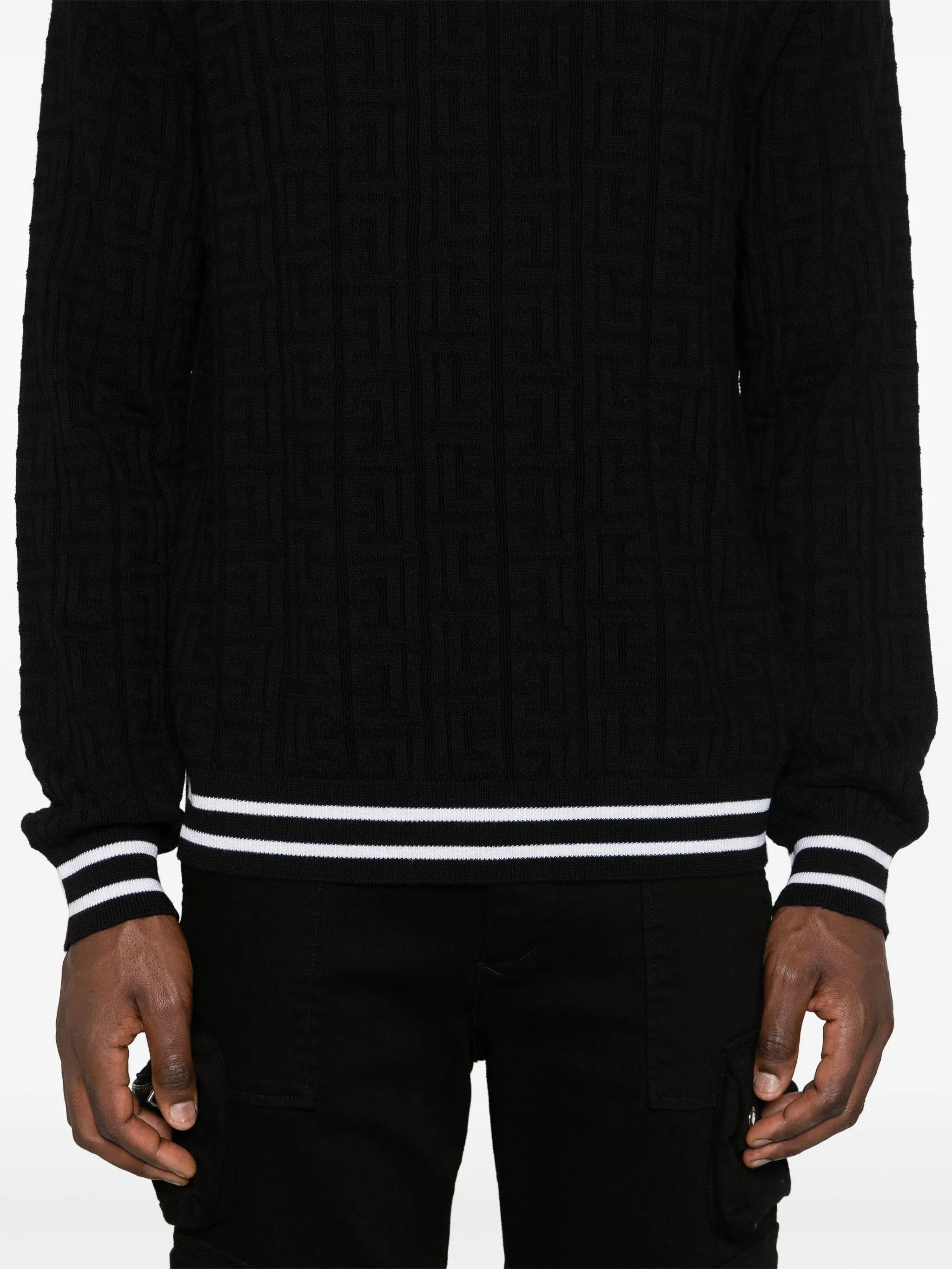 Balmain o1loc1c1125 Sweaters in Black Size US S / EU 44-46 / 1 - 3 Thumbnail