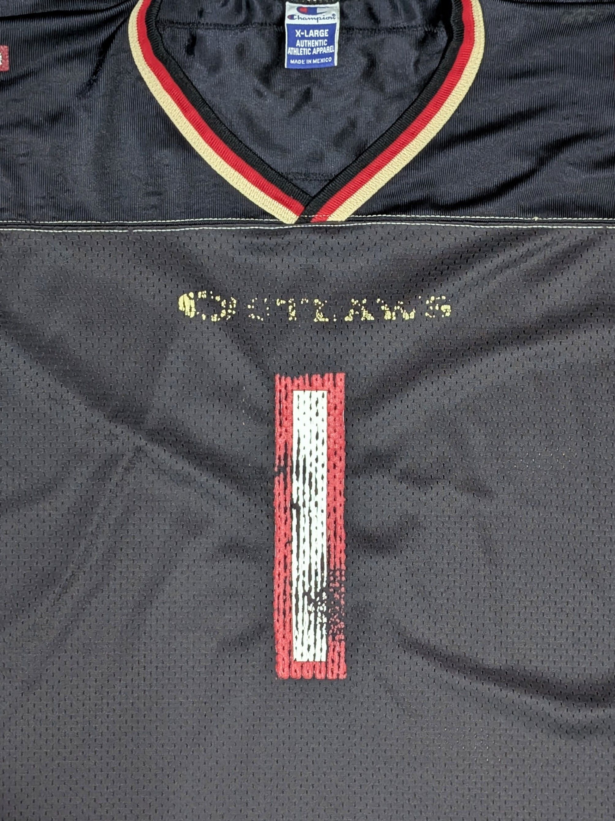 Champion Vintage Champion XFL Las Vegas Outlaws no. 1 football jersey Size US XL / EU 56 / 4 - 2 Thumbnail