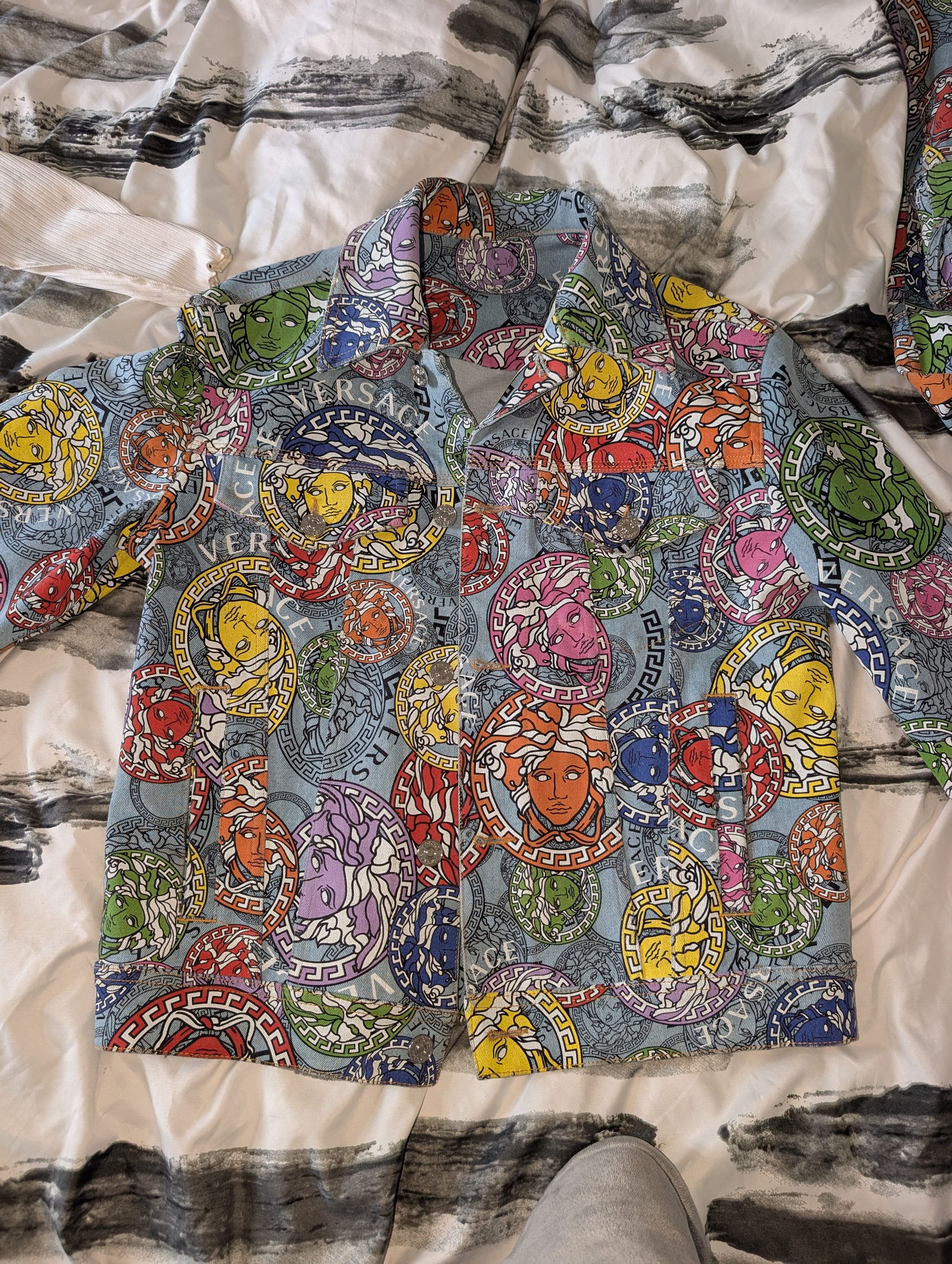 Versace RARE Versace SS21 Medusa Amplified Denim Suit Size US M / EU 48-50 / 2 - 7 Thumbnail