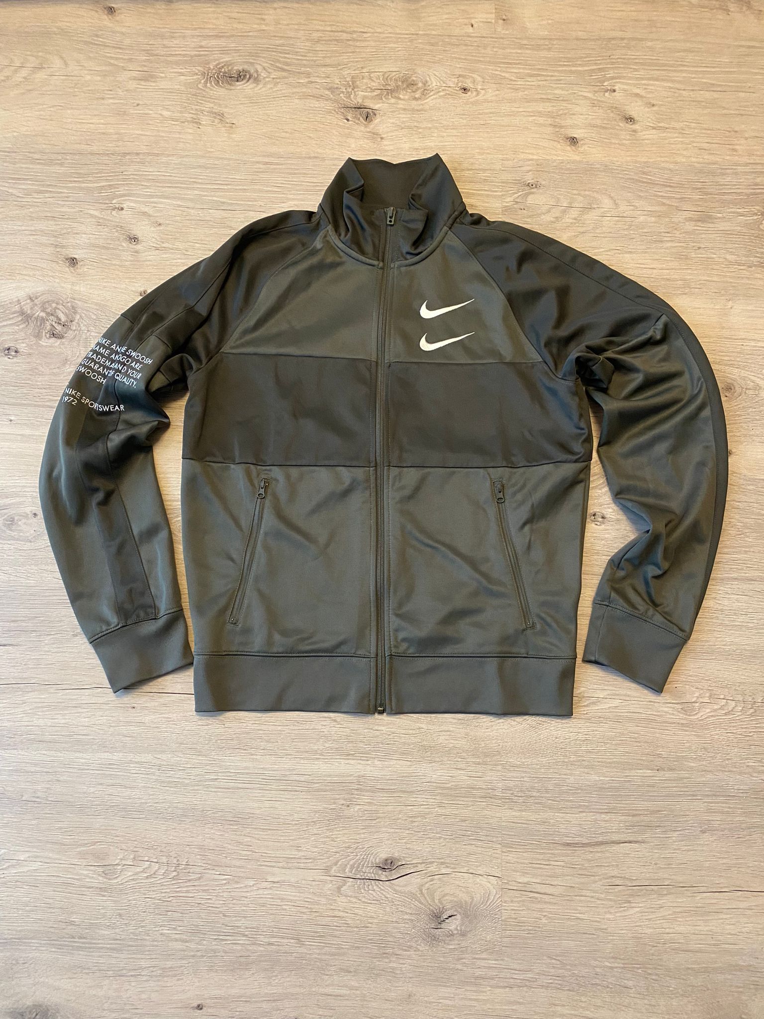 mens nike double swoosh sweatshirt
