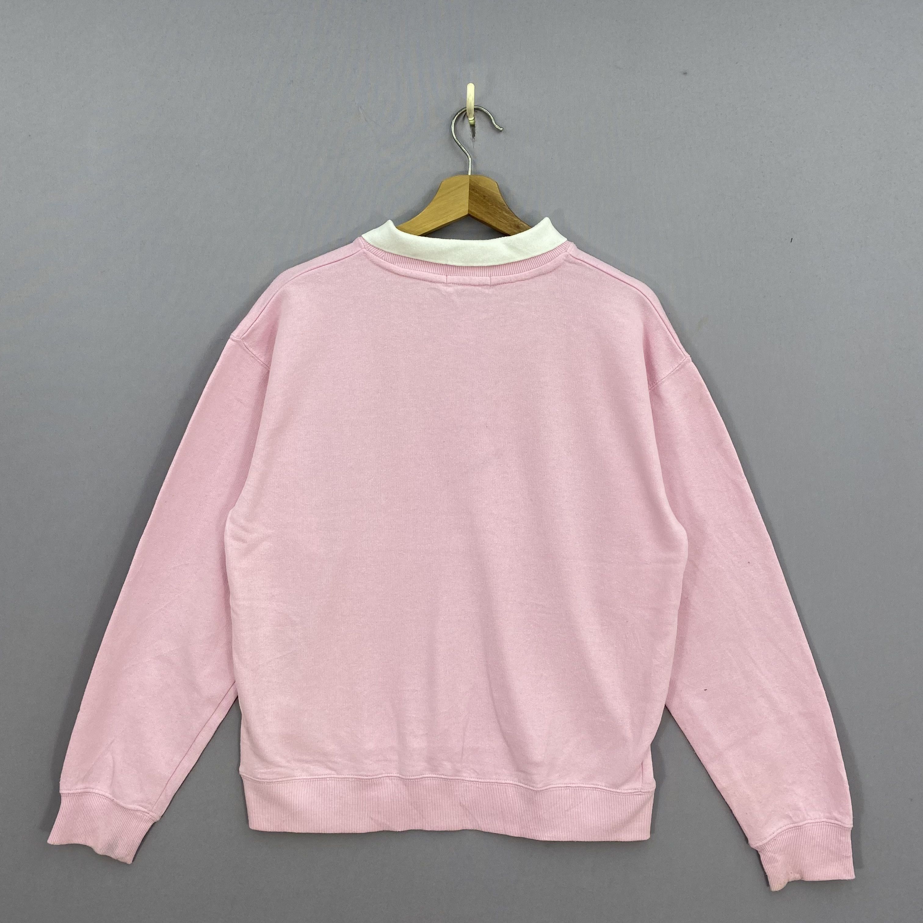 Fila Vintage 90S Fila Polo Sweatshirt Pink Pullover Sweater Size US L / EU 52-54 / 3 - 2 Thumbnail