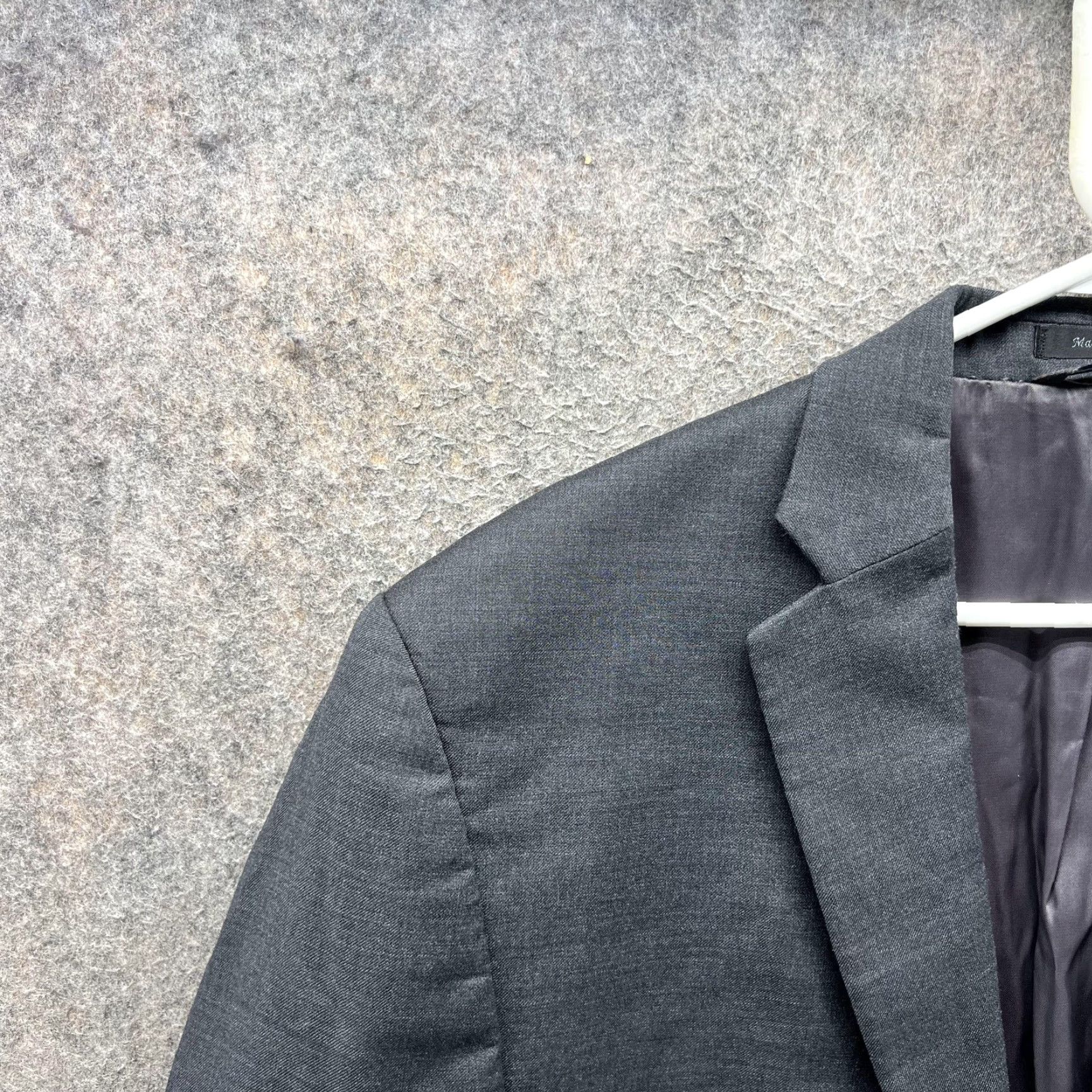 Ralph Lauren Lauren Ralph Lauren Blazer Mens 44S Gray Wool Made In Canada Suit Jacket Size 44R - 5 Thumbnail