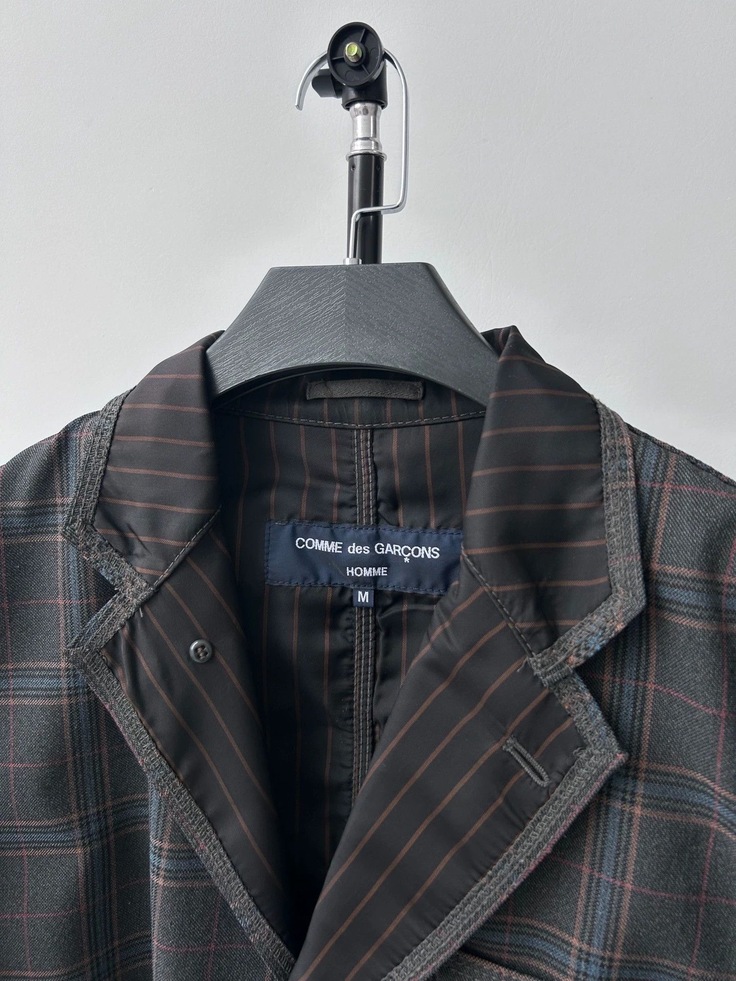 Comme des Garcons Comme des Garçons Pleated Check Blazer M Size US M / EU 48-50 / 2 - 3 Thumbnail
