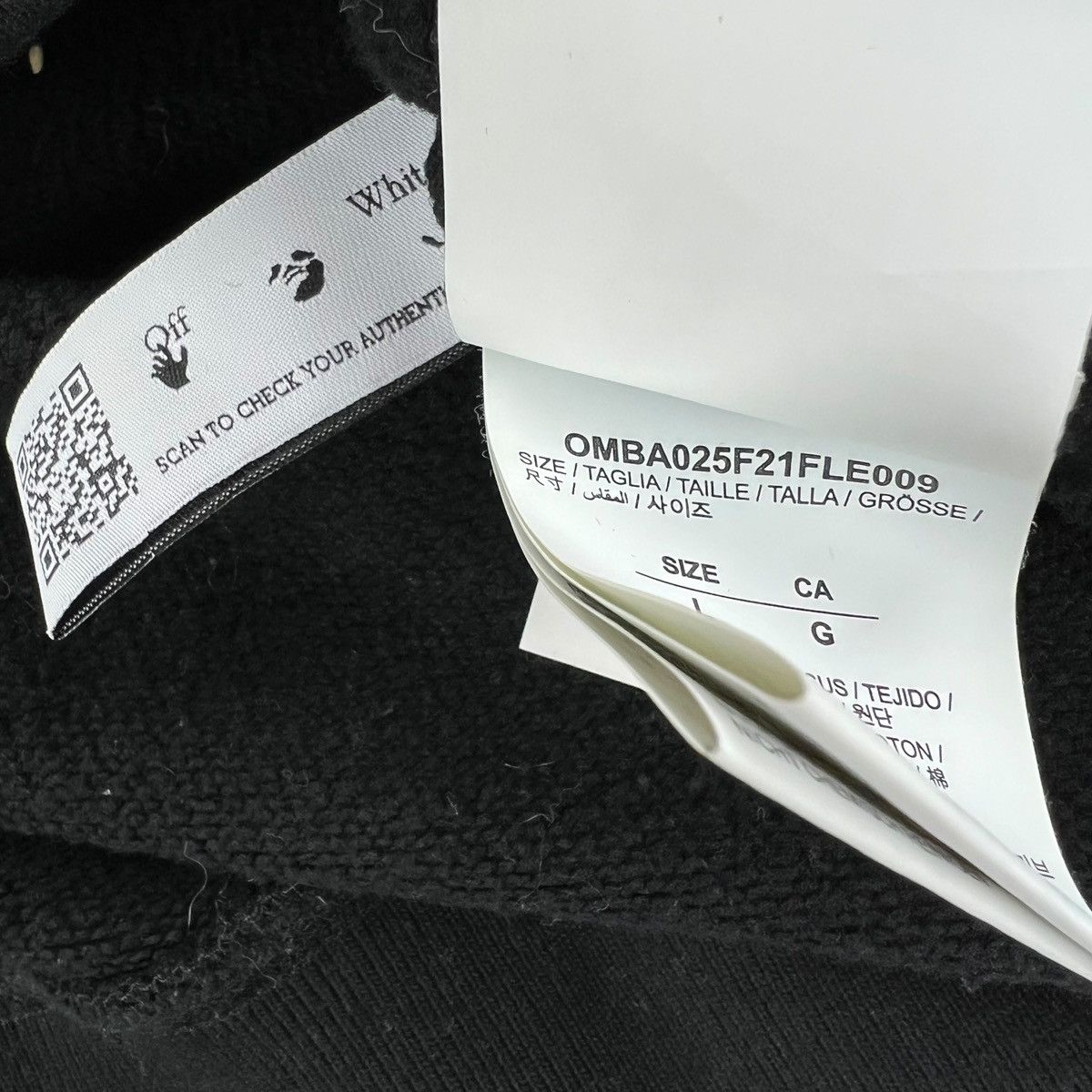 Off-White Off-White Caravaggio Black Sweatshirt Size US M / EU 48-50 / 2 - 5 Thumbnail