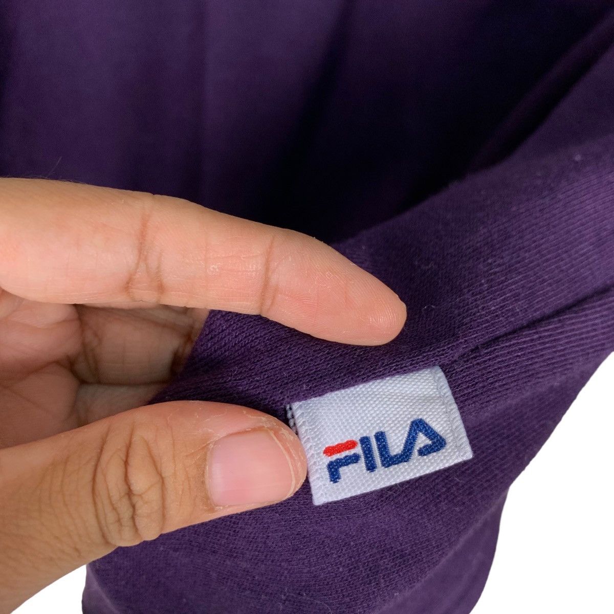 Fila FILA Big Logo Purple Crewneck Sweatshirts #0818-C37 Size US XXL / EU 58 / 5 - 12 Thumbnail