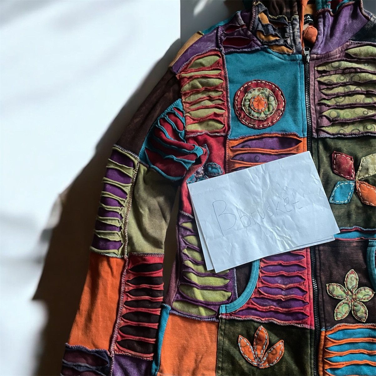 Vintage Avant Garde Y2K Miz Elf Patchwork Zip Hoodie Vintage Size US S / EU 44-46 / 1 - 7 Thumbnail