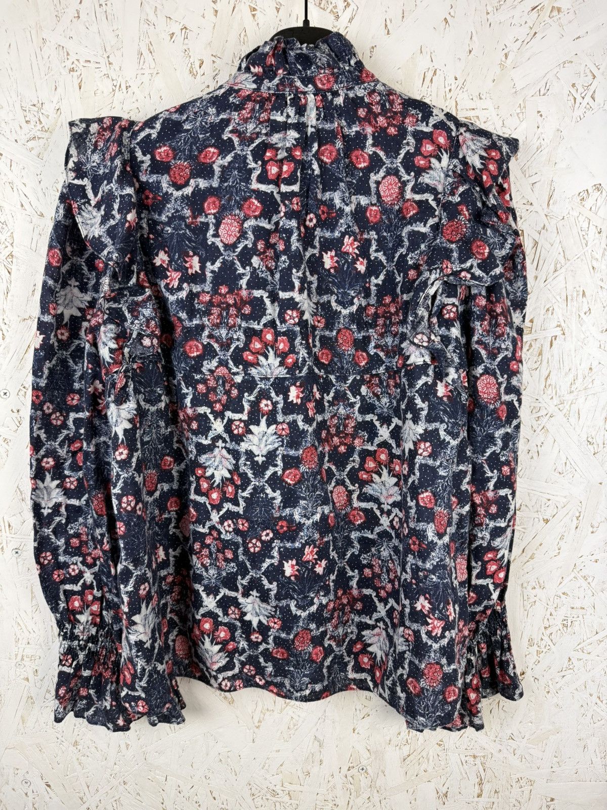 Isabel Marant Etoile Isabel Marant Etoile Blouse Tedy Linen Ruffle Button Up Size M / US 6-8 / IT 42-44 - 6 Thumbnail