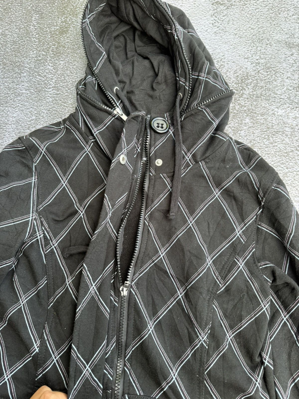 Japanese Brand Fishbone bono hoodie jacket style Ifsixwasnine lgb Size US S / EU 44-46 / 1 - 9 Thumbnail
