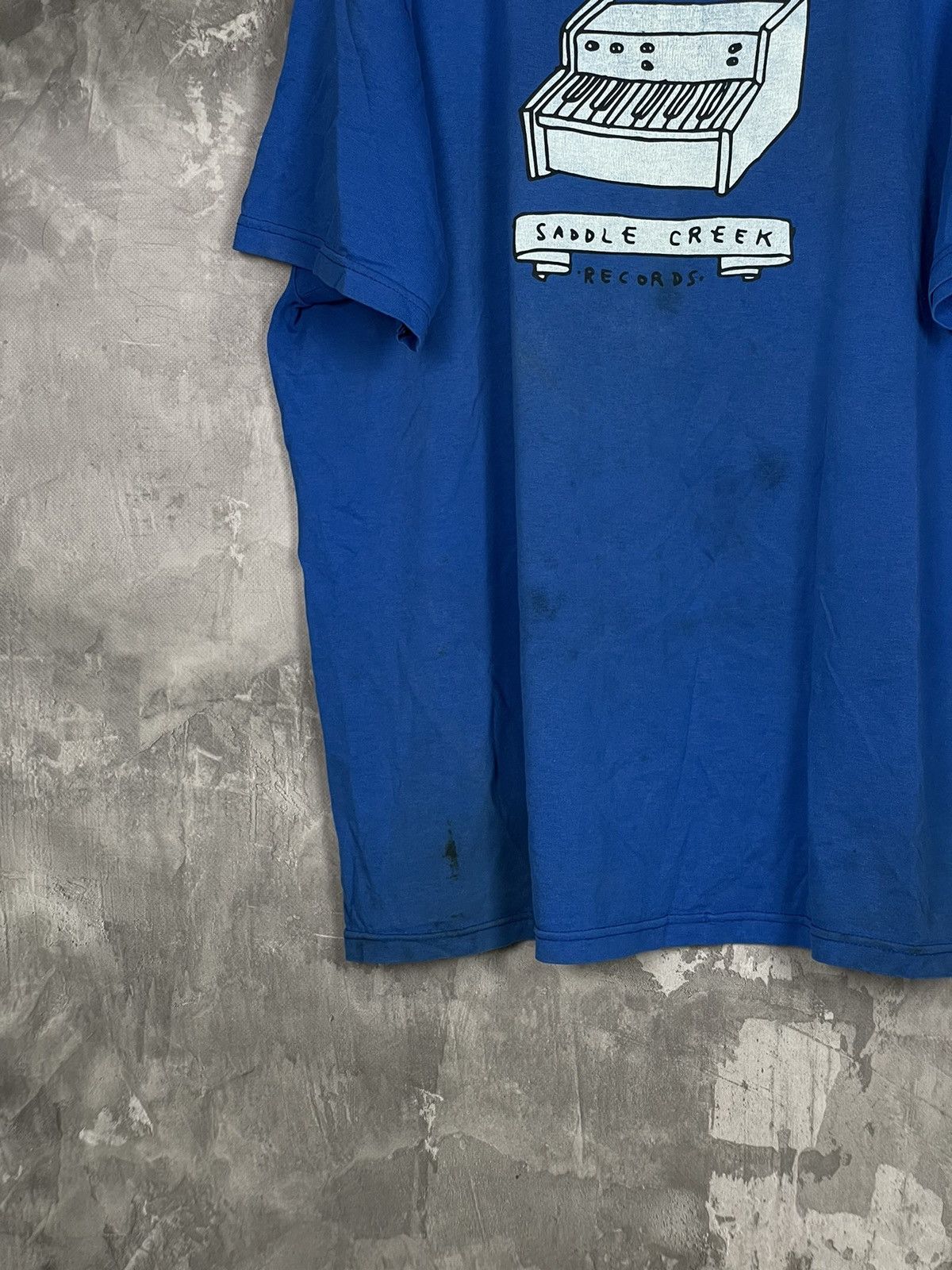 Rap Tees × Vintage Sadle Creek Records Y2K distressed Blue T shirt Size US XL / EU 56 / 4 - 5 Thumbnail
