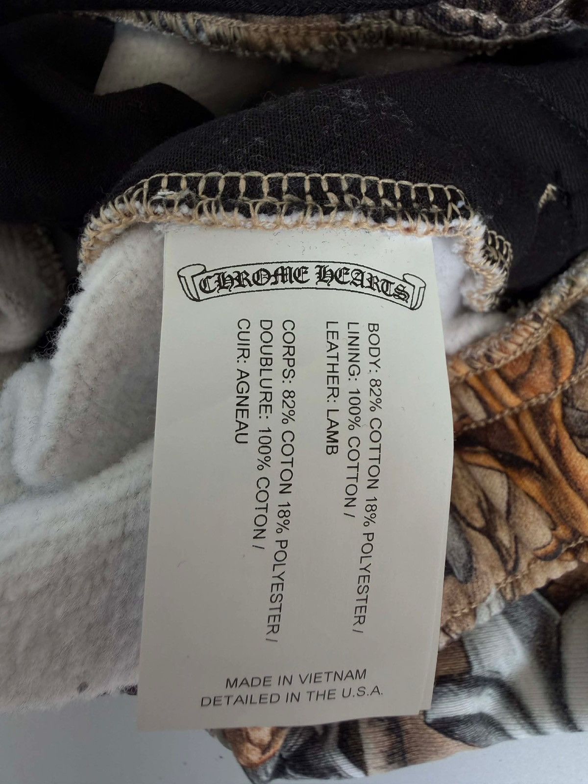 Chrome Hearts × NOCTA × Nike Chrome Hearts Friends&Family Nocta CrossPatchWork Sweatpants Size US 30 / EU 46 - 15 Thumbnail