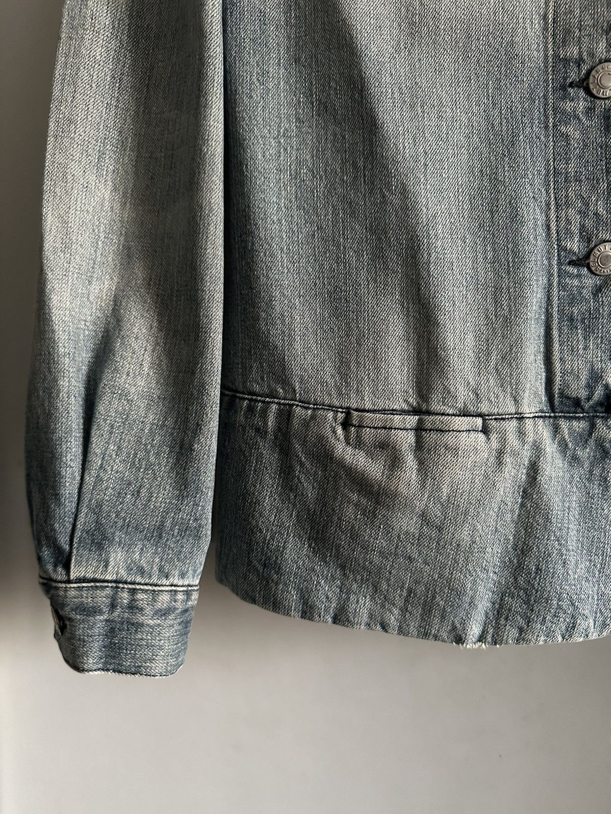 Helmut Lang 1998 Helmut Lang 3-Slash Pocket Denim Jacket Size US S / EU 44-46 / 1 - 3 Thumbnail