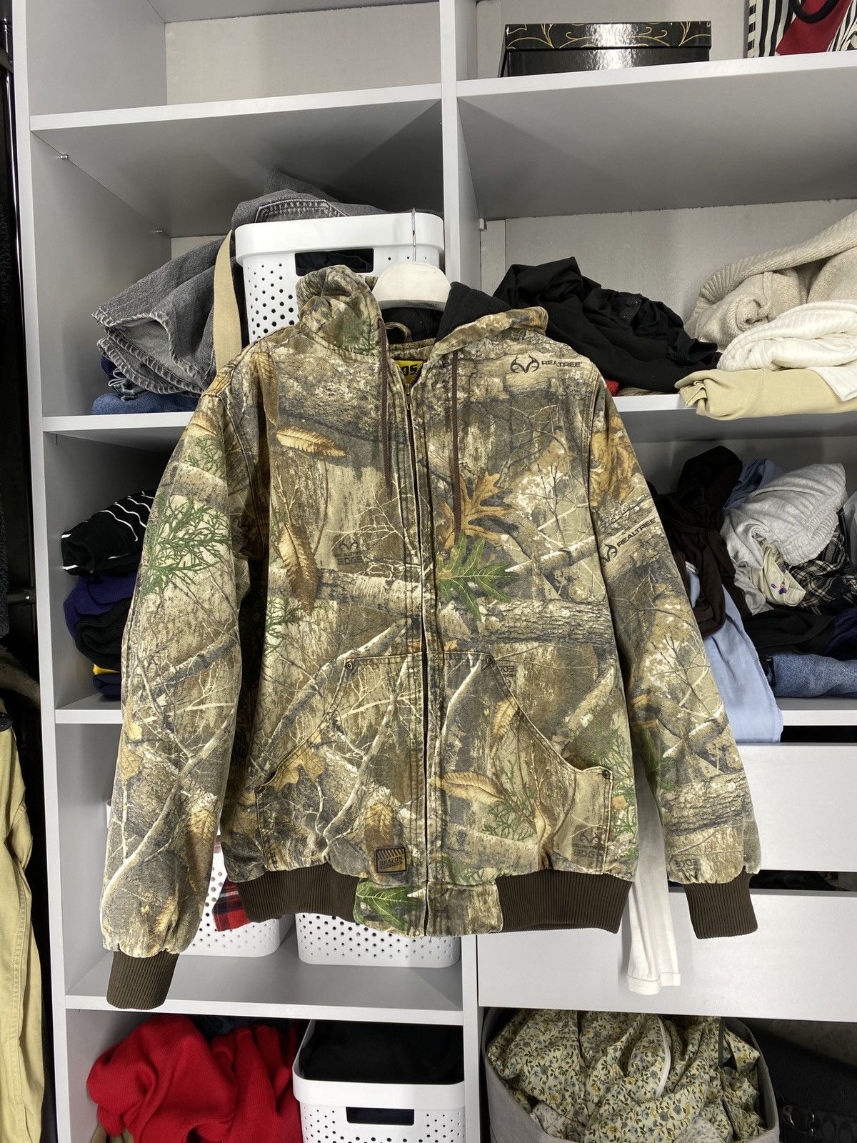 Other Vintage Detroit Jacket Real Tree Mossy Oak Denim Jacket Size US M / EU 48-50 / 2 - 1 Thumbnail