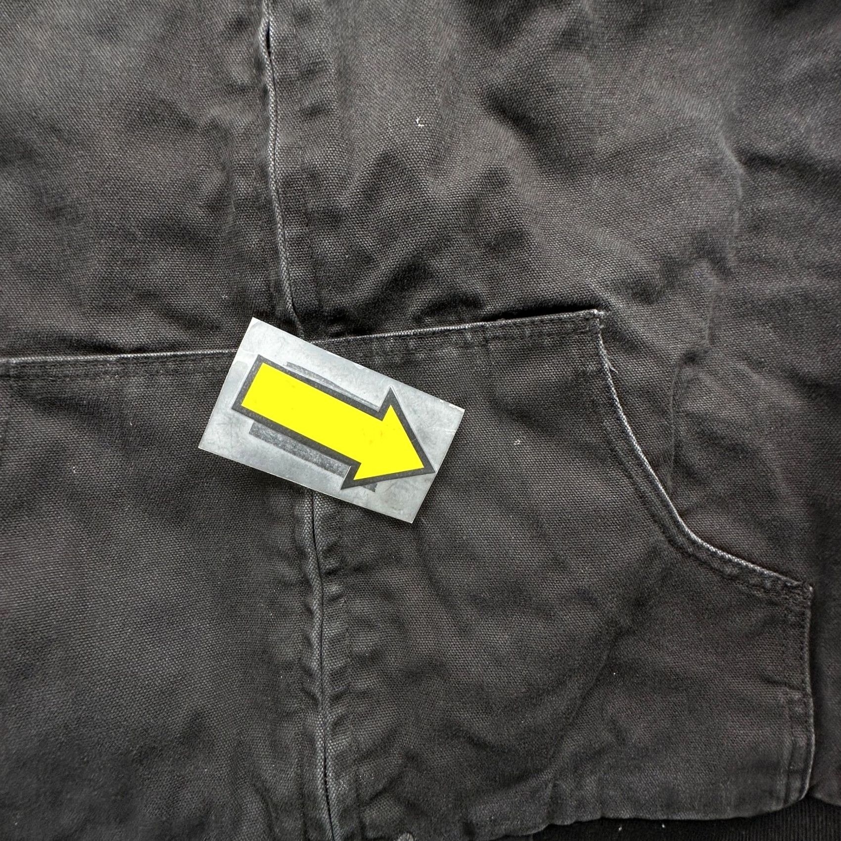 Vintage VINTAGE Corner Stone Duck Canvas Quilt Lined Full Zip Work Jacket Mens 2XL Black Hooded Size US XXL / EU 58 / 5 - 7 Thumbnail
