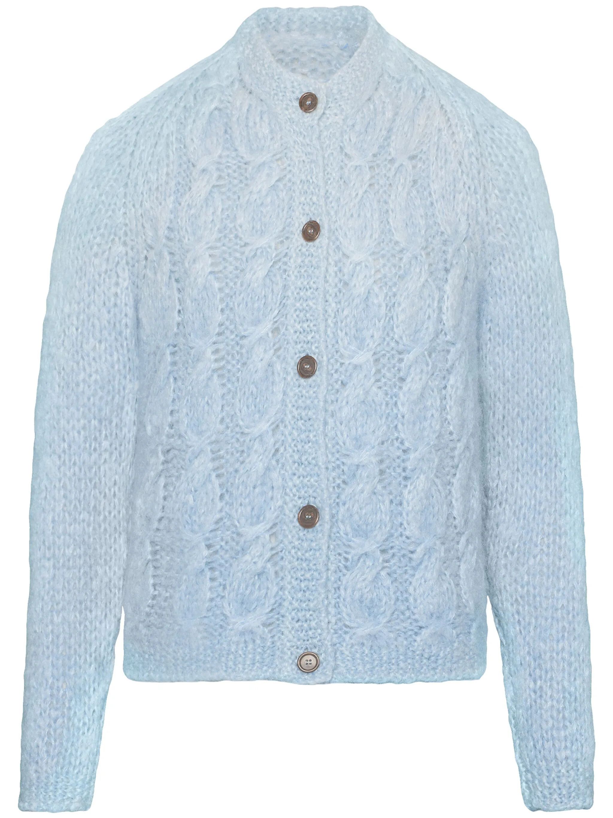 Maison Margiela o1y0625 Cardigan in Sky Blue Size XS / US 0-2 / IT 36-38 - 1 Thumbnail