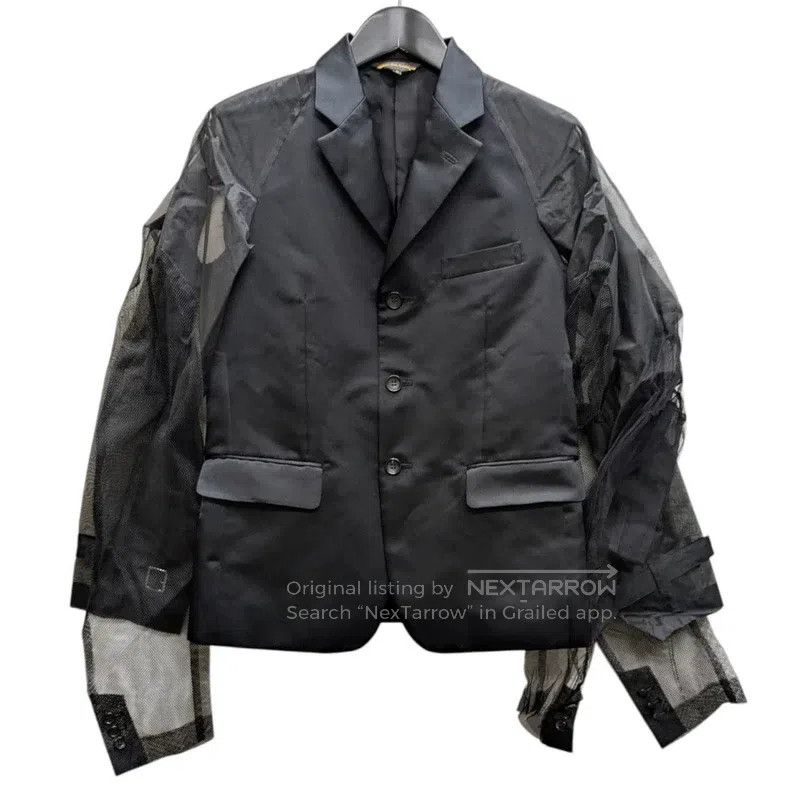 Comme des Garcons Comme Des Garcons Mainline sleeve-swapped distressed jacke Size S / US 4 / IT 40 - 1 Thumbnail