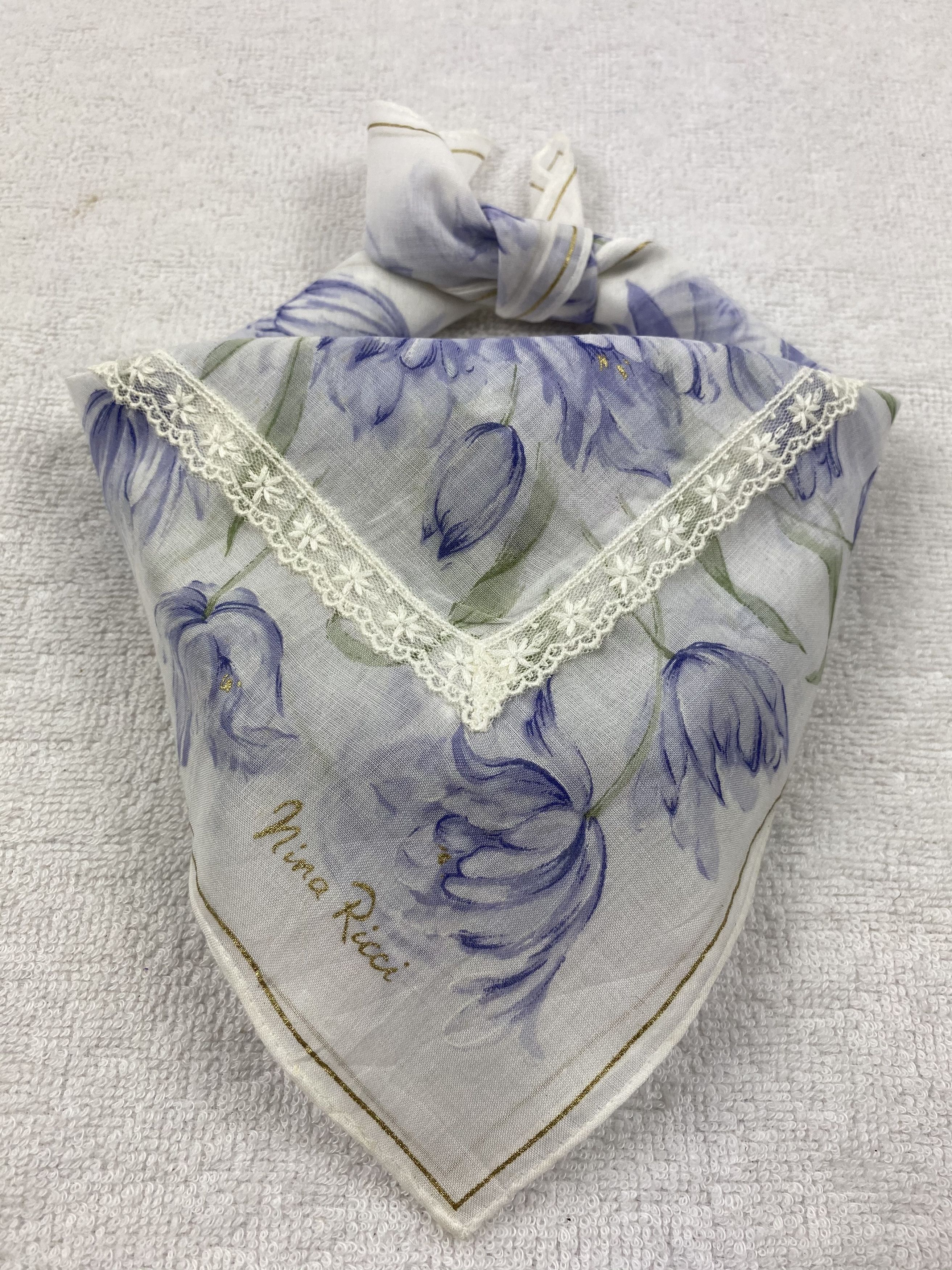Nina Ricci × Vintage Nina Ricci Handkerchief / Bandana / Neckerchief Size ONE SIZE - 1 Thumbnail