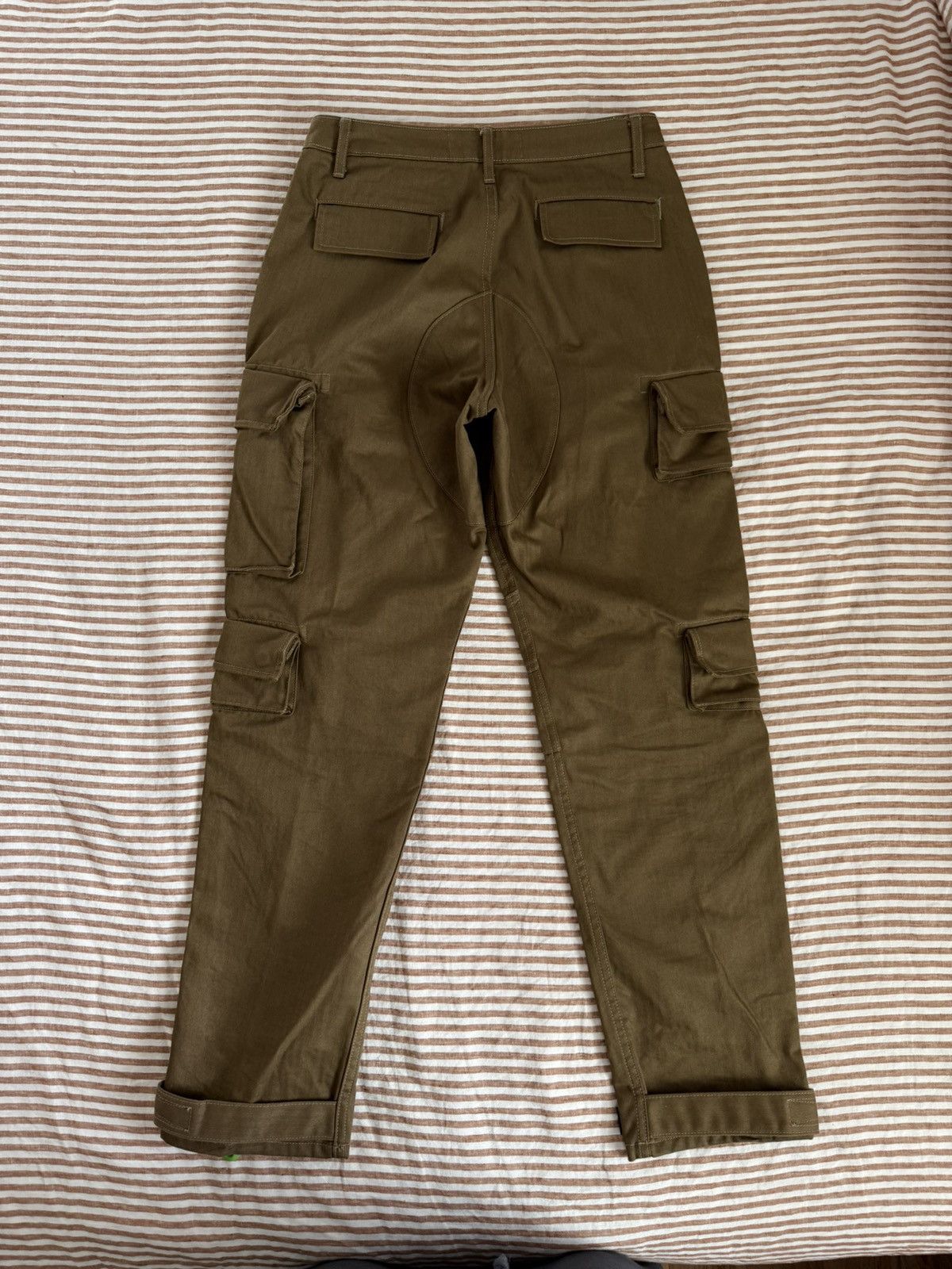 Reese Cooper Cotton Herringbone Cargo Pants Coyote Brown Size US 28 / EU 44 - 7 Thumbnail