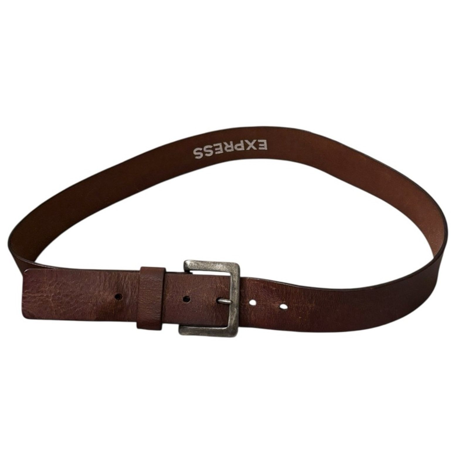 Express Women’s Express Brown Leather Belt Size ONE SIZE - 2 Thumbnail