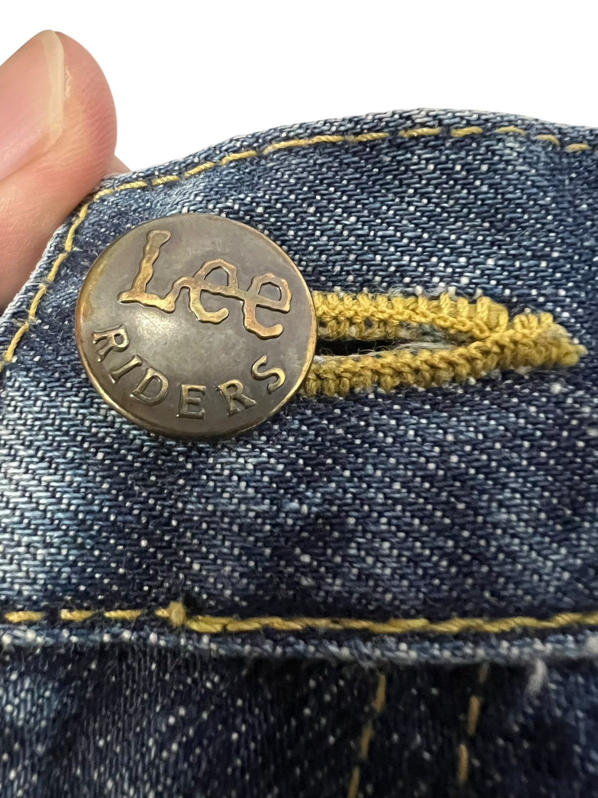 Japanese Brand Flare Lee Riders Sanforized Denim Jean Size US 27 - 9 Thumbnail